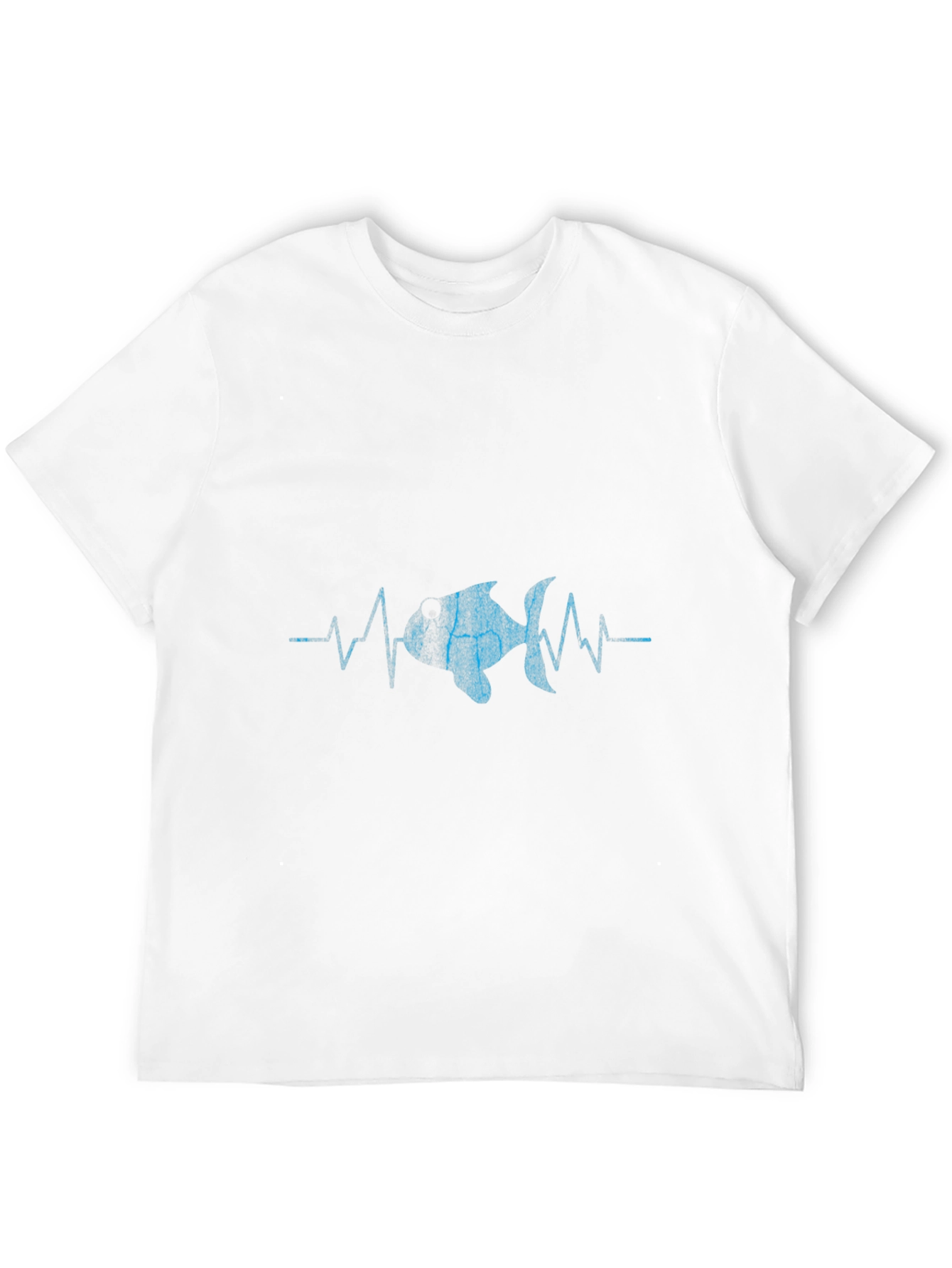 Fish Heartbeat Graphic T-Shirt - Cool & Unique Design!