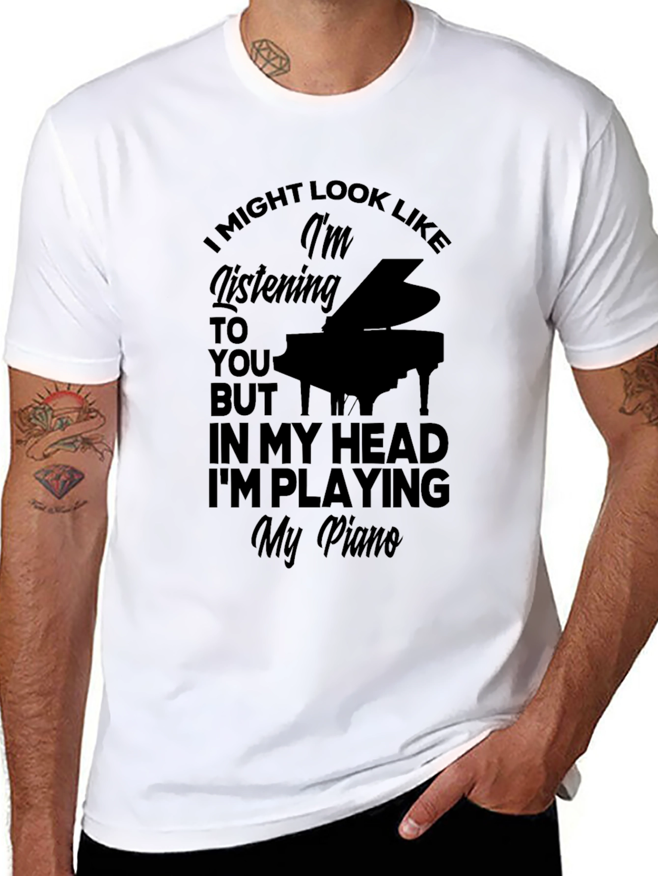 Im Playing My Piano T-Shirt