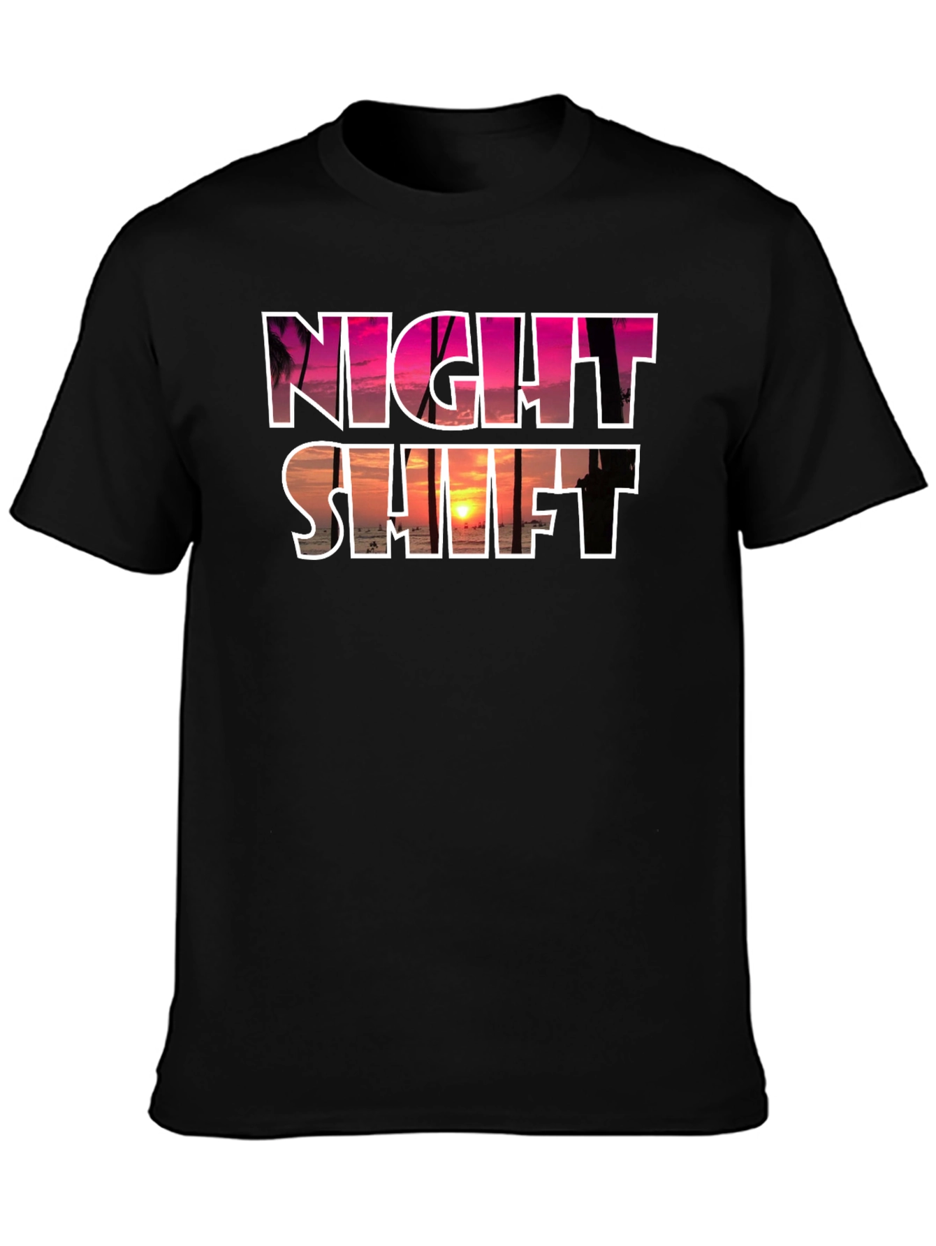 Night Shift Sunset Graphic Tee