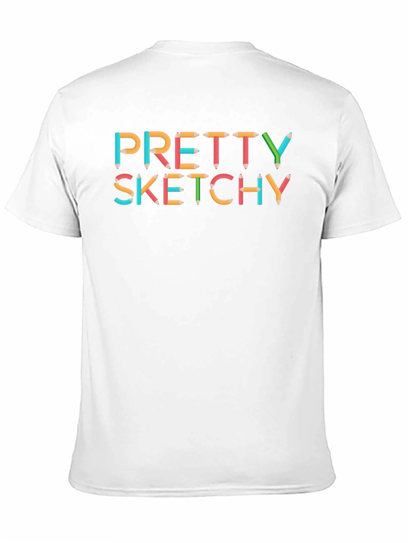 Pretty Sketchy Tee - Artist Novelty Graphic T-Shirt