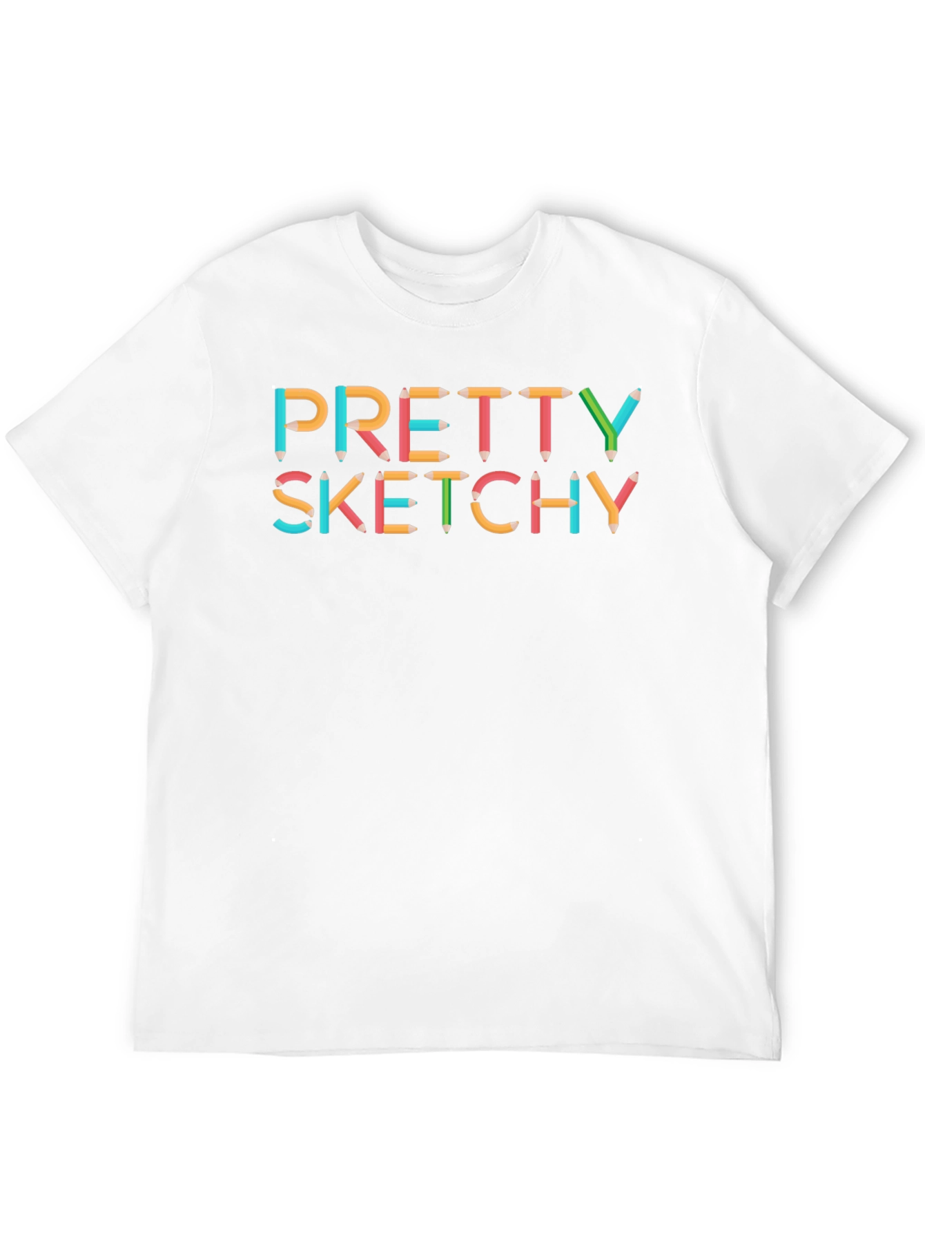 Pretty Sketchy Tee - Artist Novelty Graphic T-Shirt