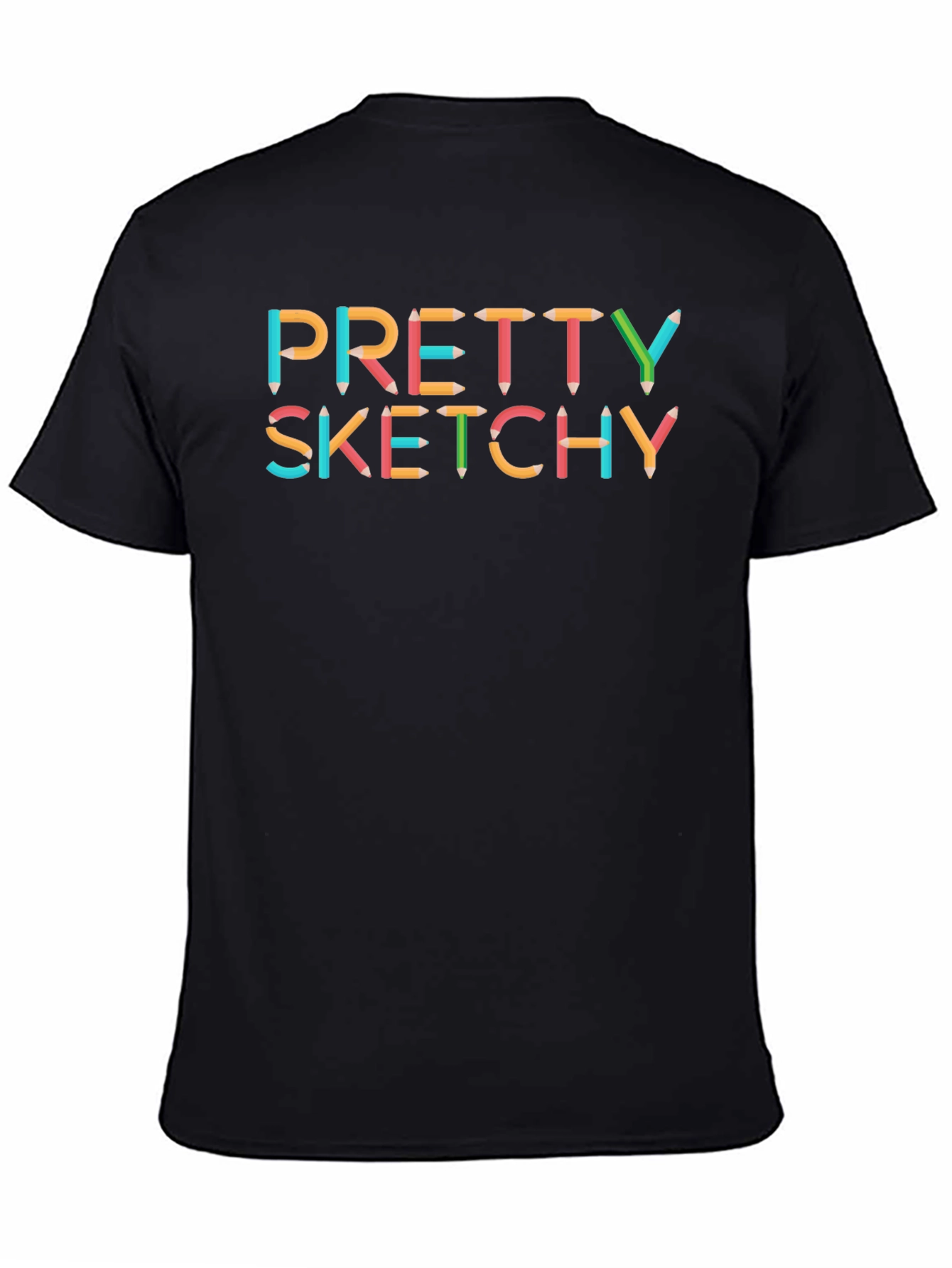 Pretty Sketchy Tee - Artist Novelty Graphic T-Shirt