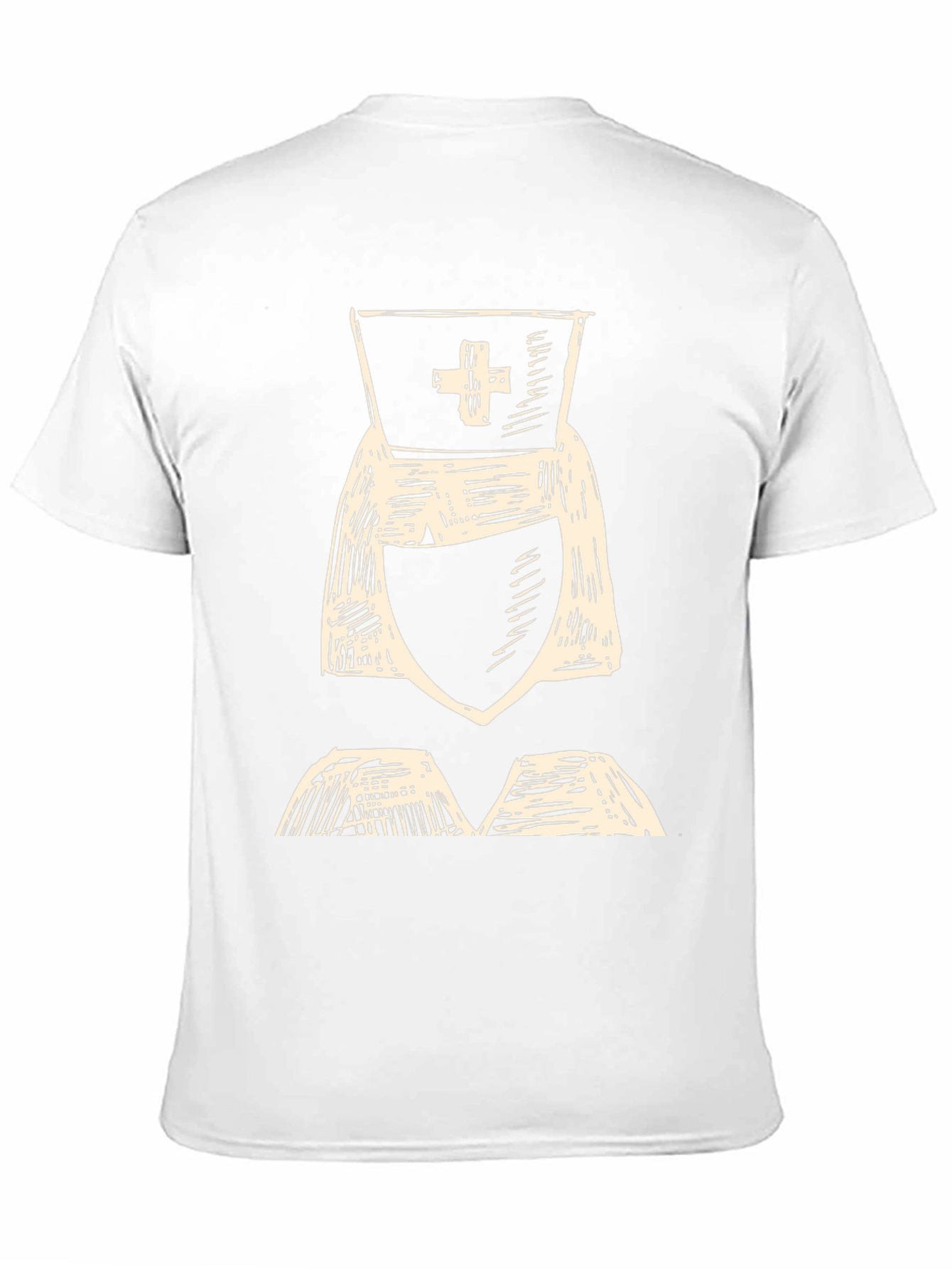 Nurse Sketch Graphic Tee - Healthcare Hero T-Shirt