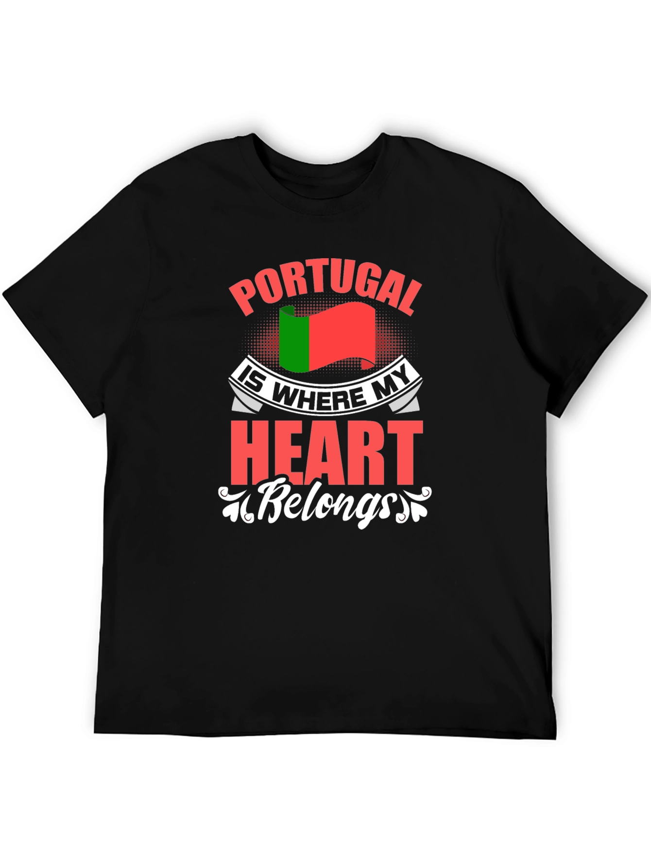 Portugal Heart T-Shirt: Country Pride Tee
