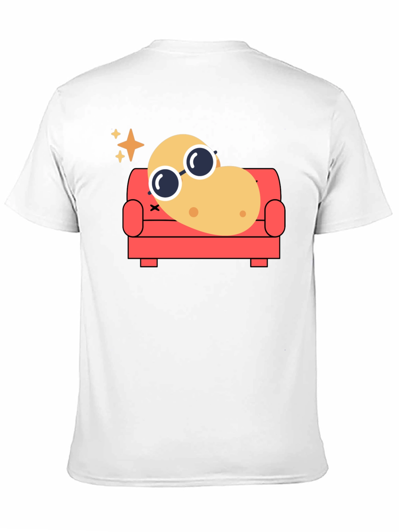 Chill Potato T-Shirt - Funny Relaxed Cartoon Tee