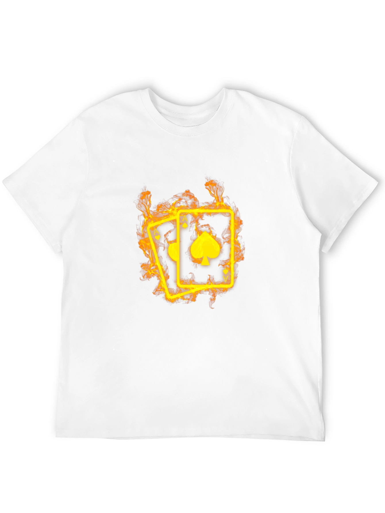 Ace Cards Flaming Graphic T-Shirt