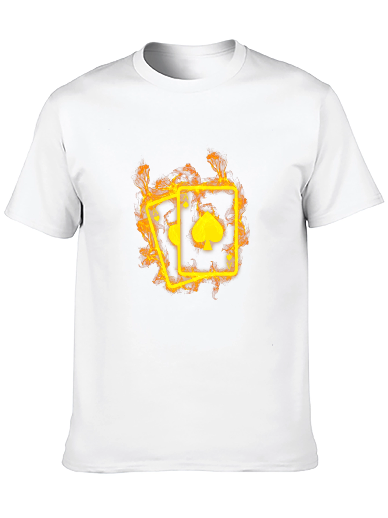 Ace Cards Flaming Graphic T-Shirt