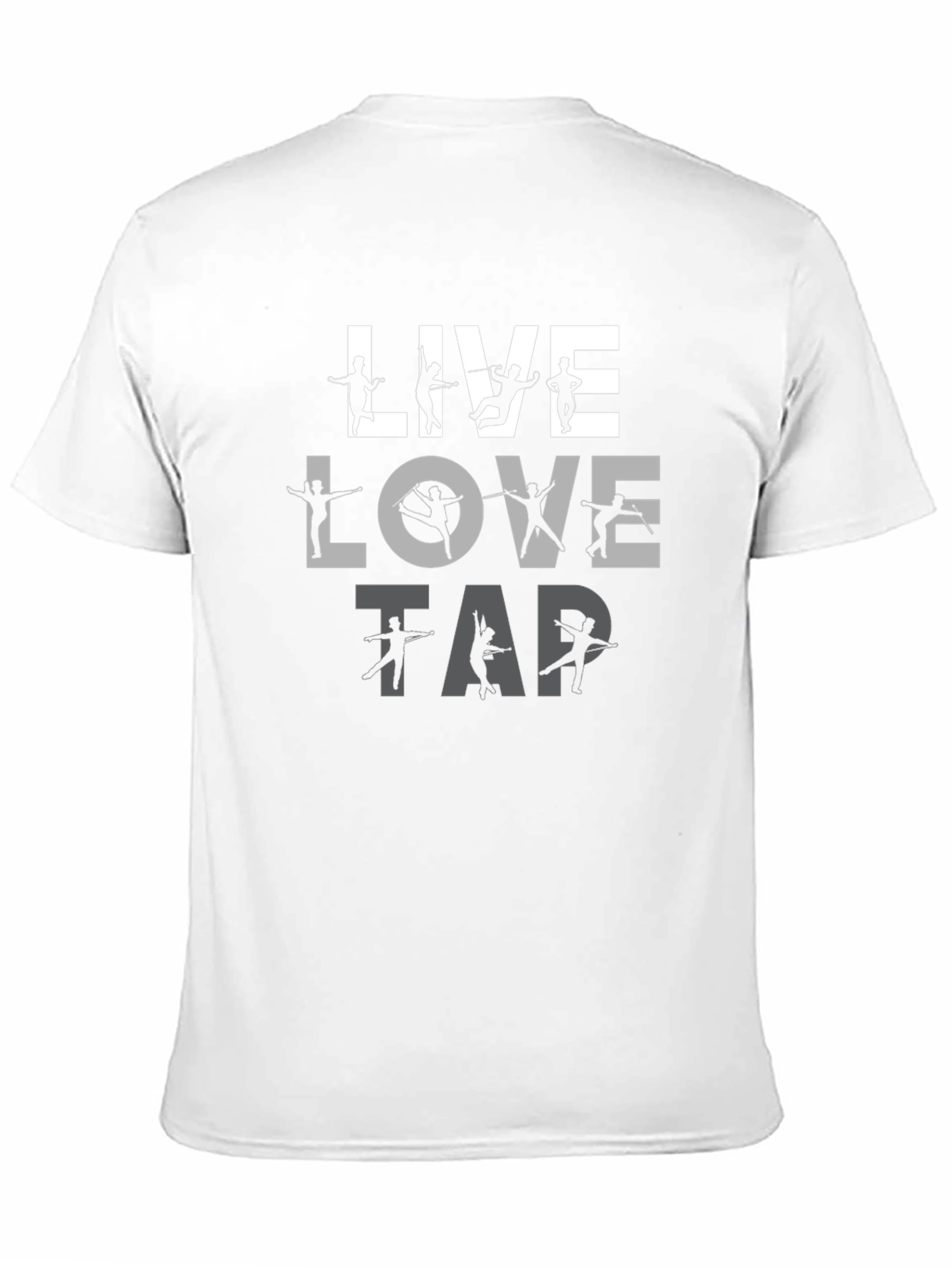 Live Love Tap Dancer T-Shirt - Black