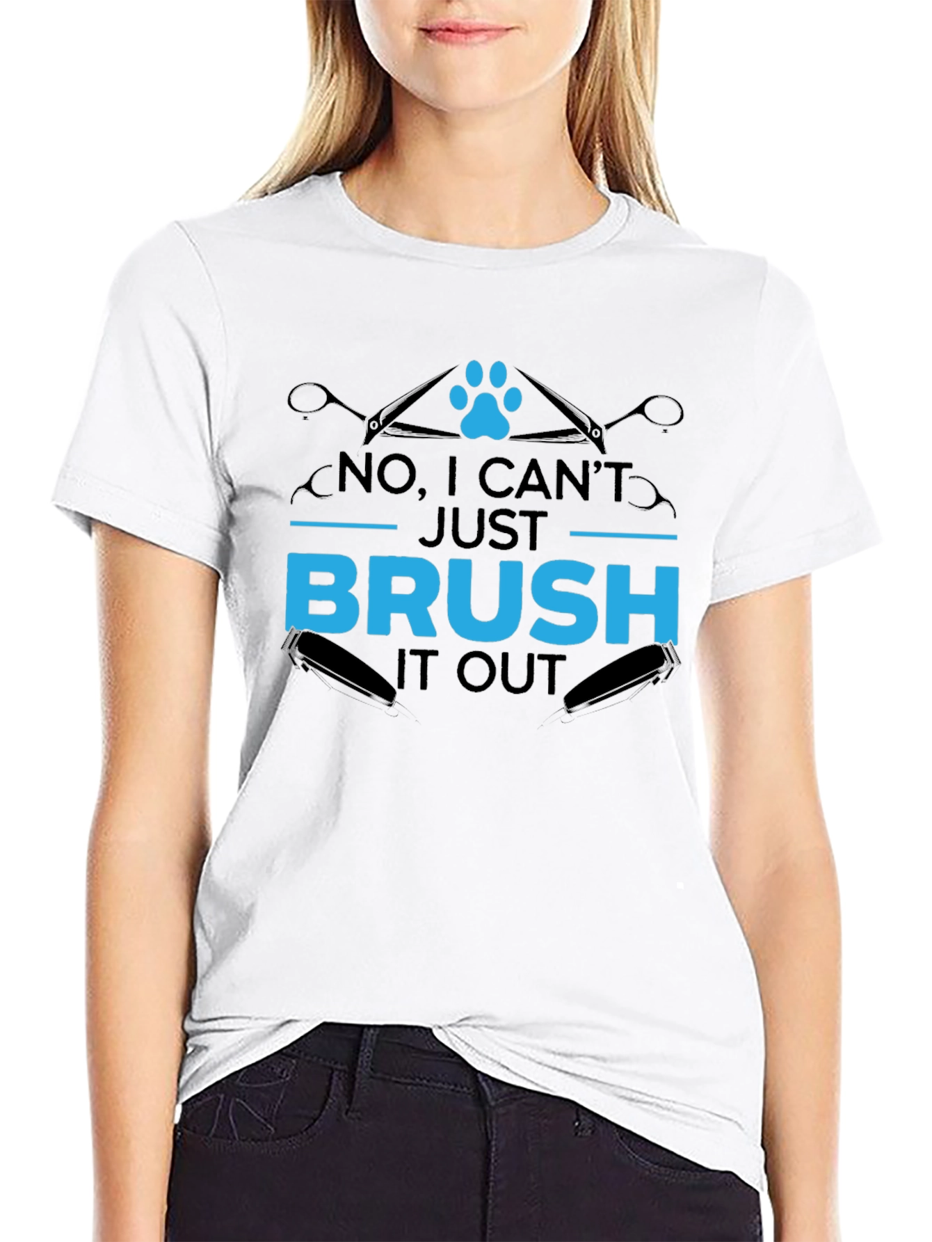 Brush It Out Pet Groomer T-Shirt