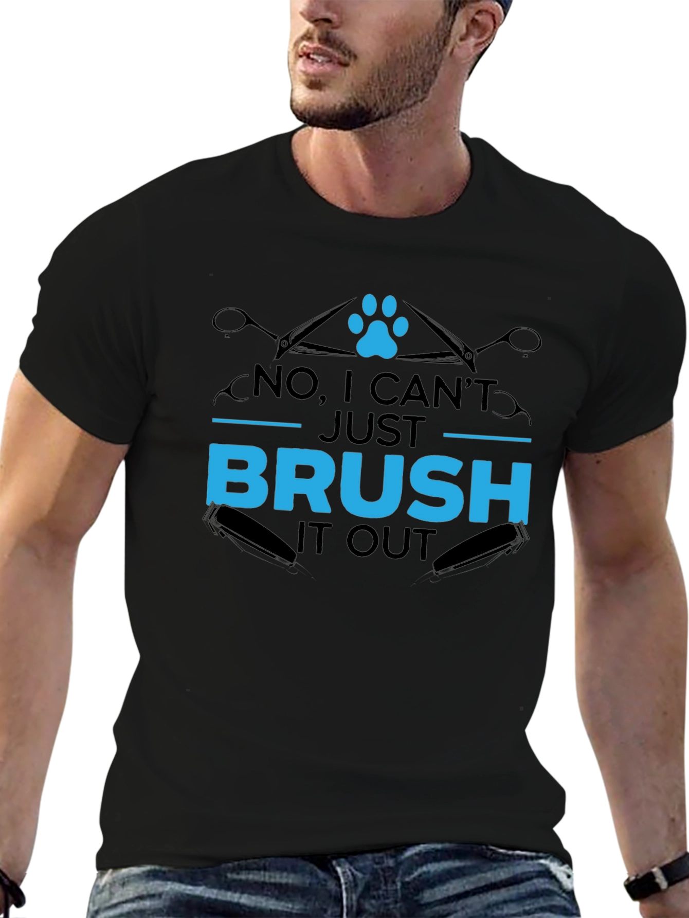 Brush It Out Pet Groomer T-Shirt