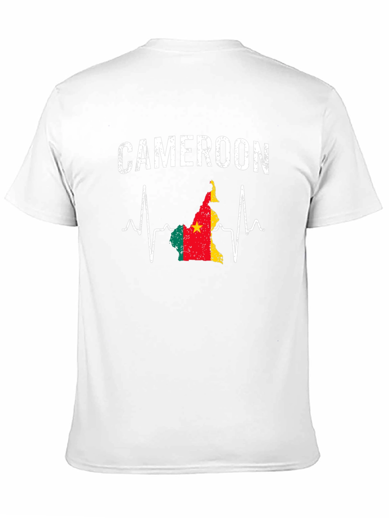 Cameroon Flag Heartbeat T-Shirt