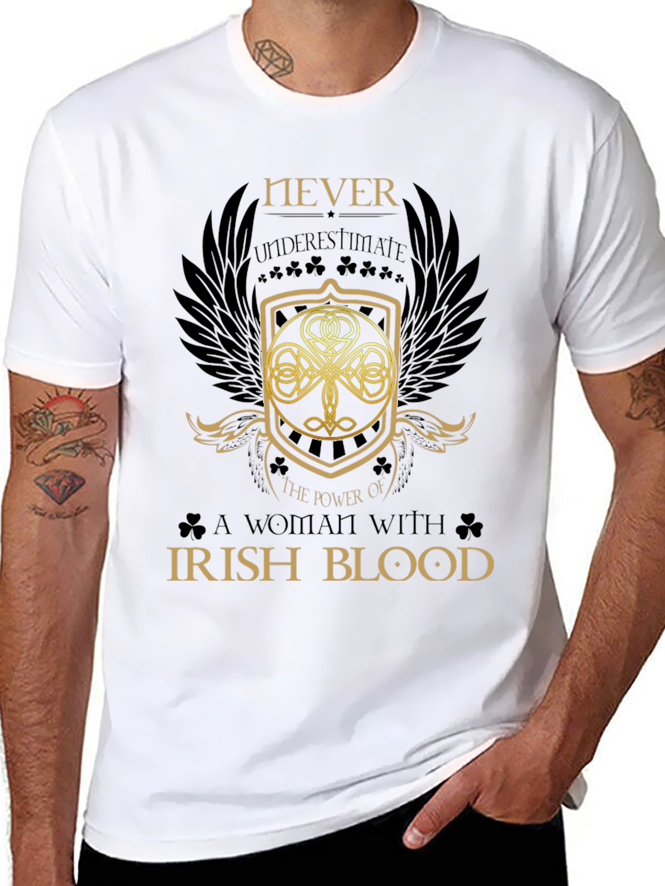 Irish Blood T-Shirt - Never Underestimate