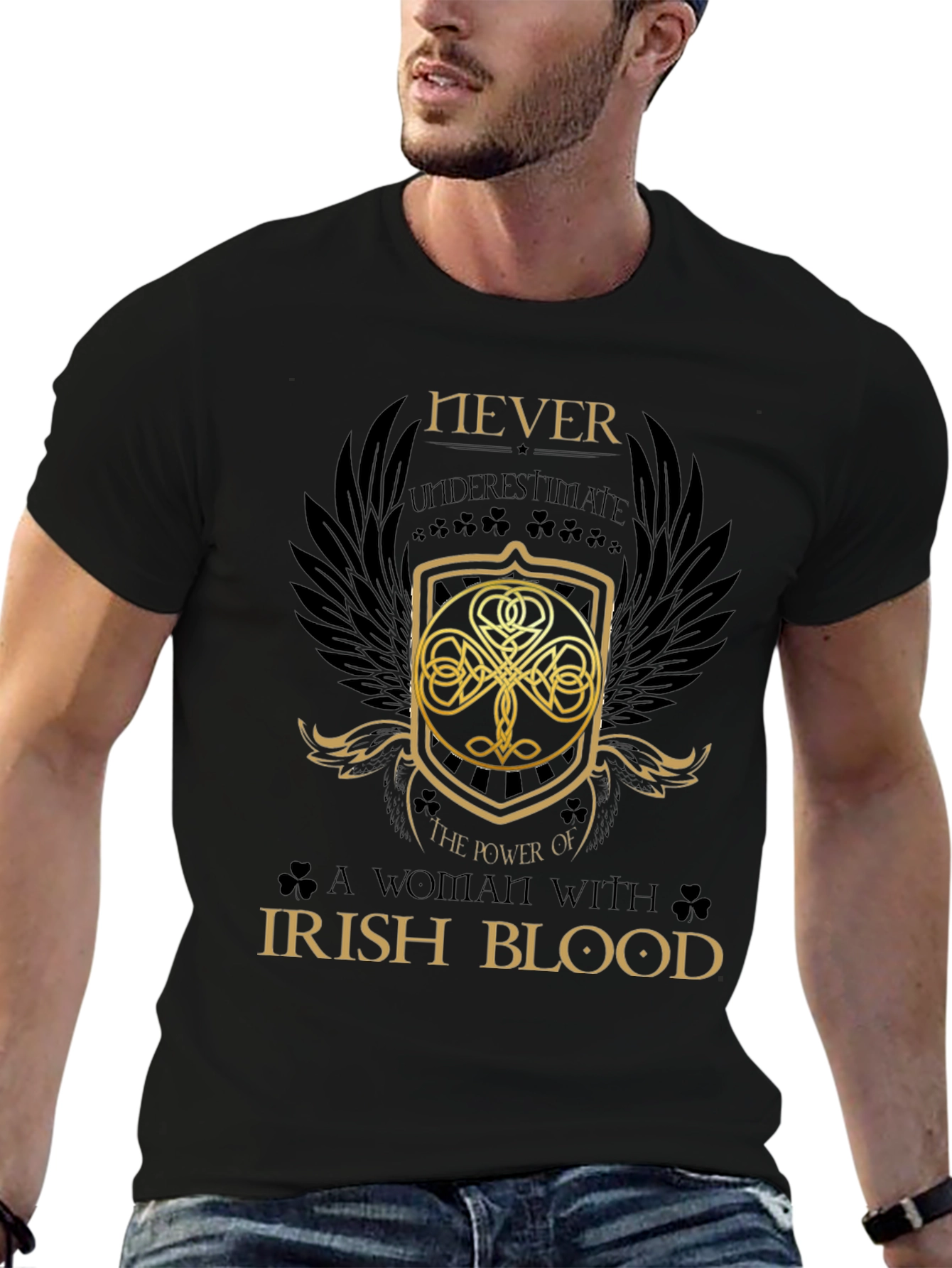 Irish Blood T-Shirt - Never Underestimate