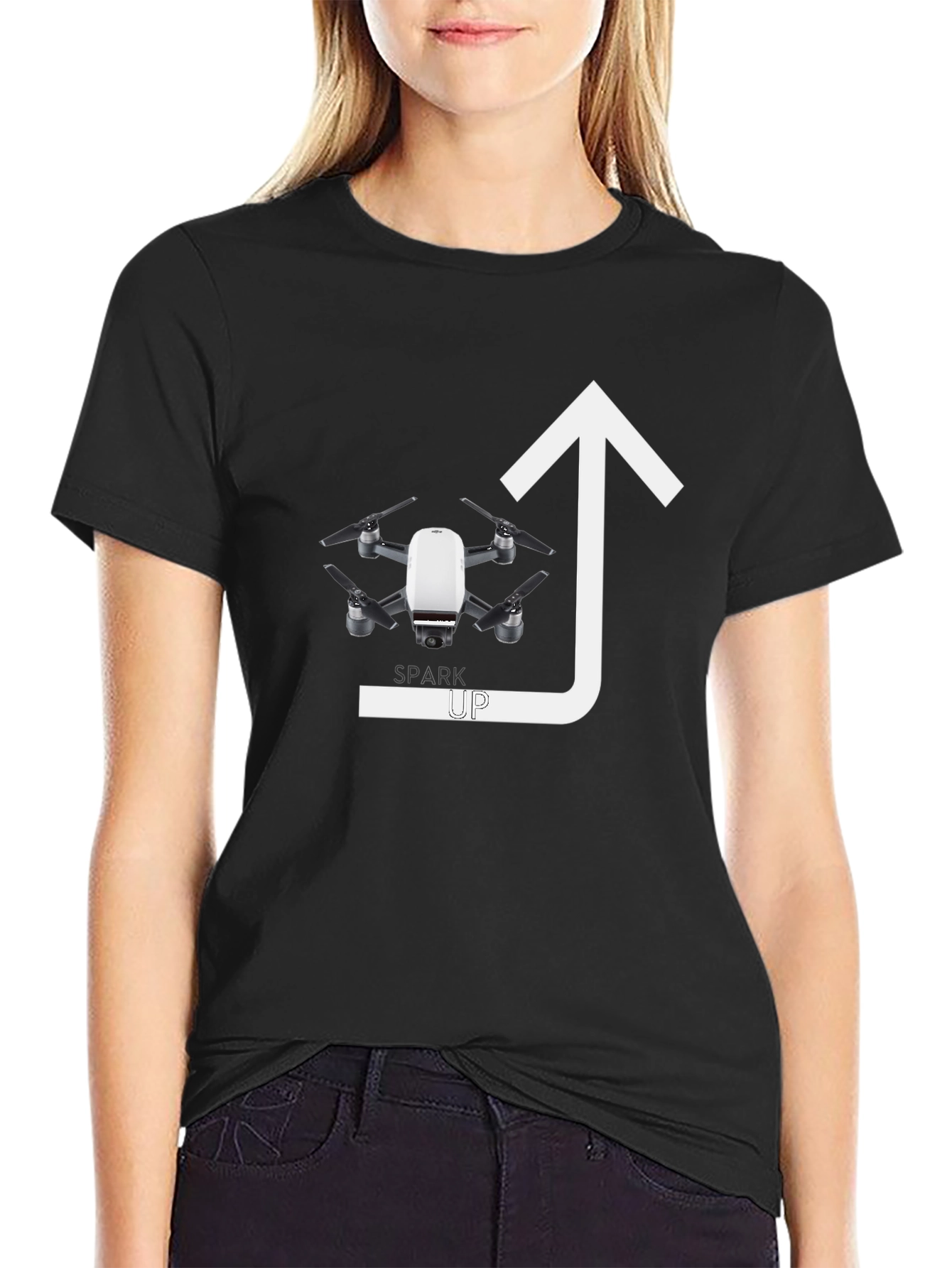 Drone Spark Up Graphic Tee