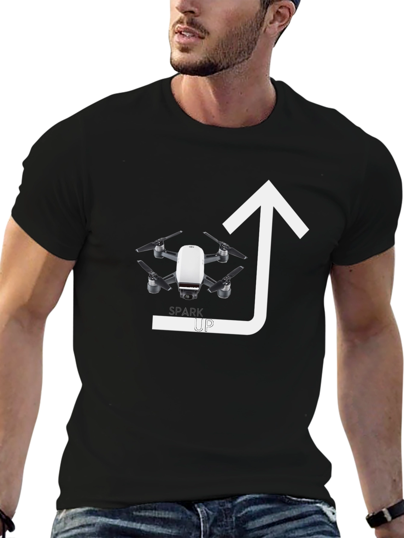 Drone Spark Up Graphic Tee