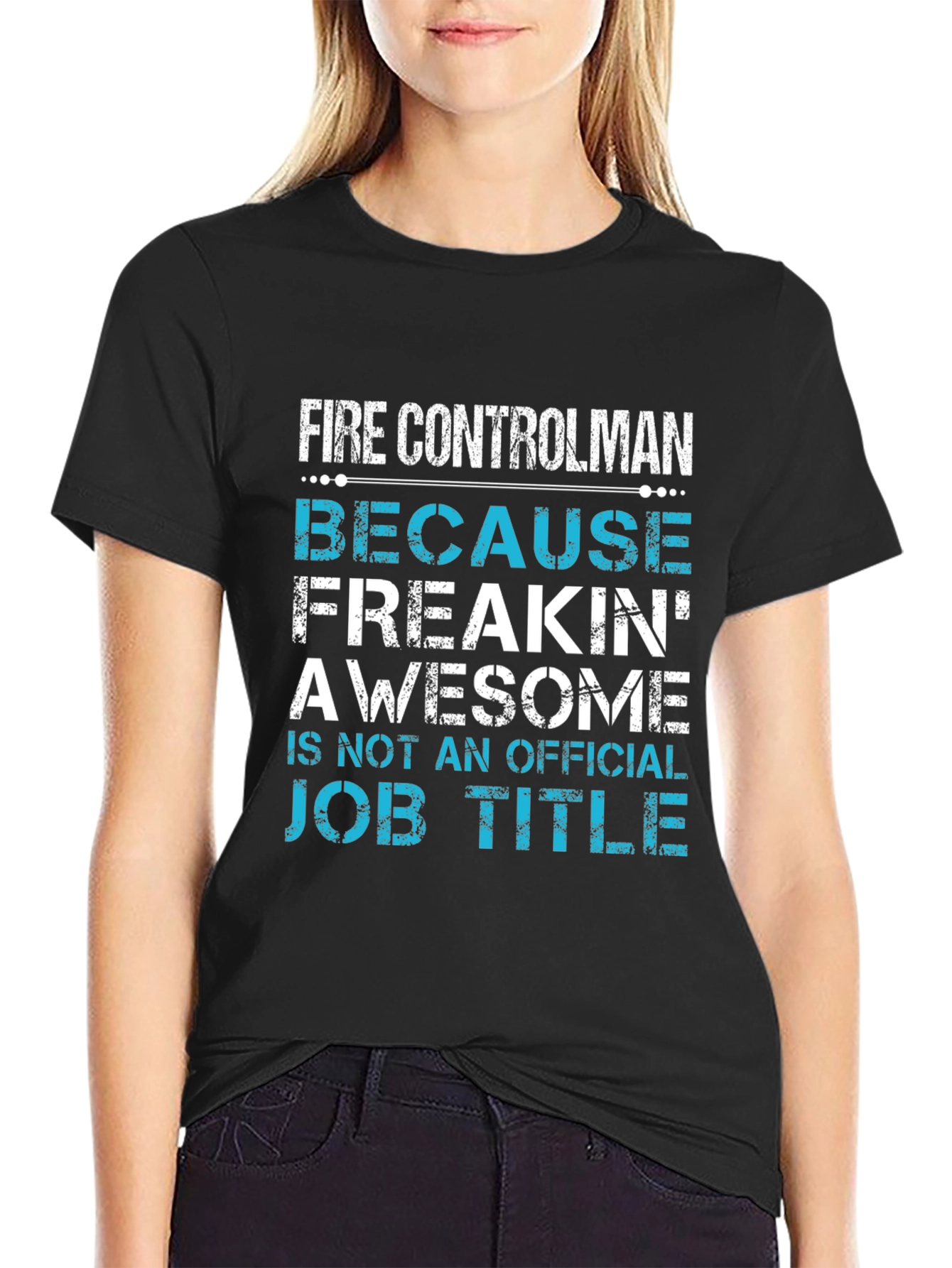 Fire Controlman Awesome Job Title T-Shirt