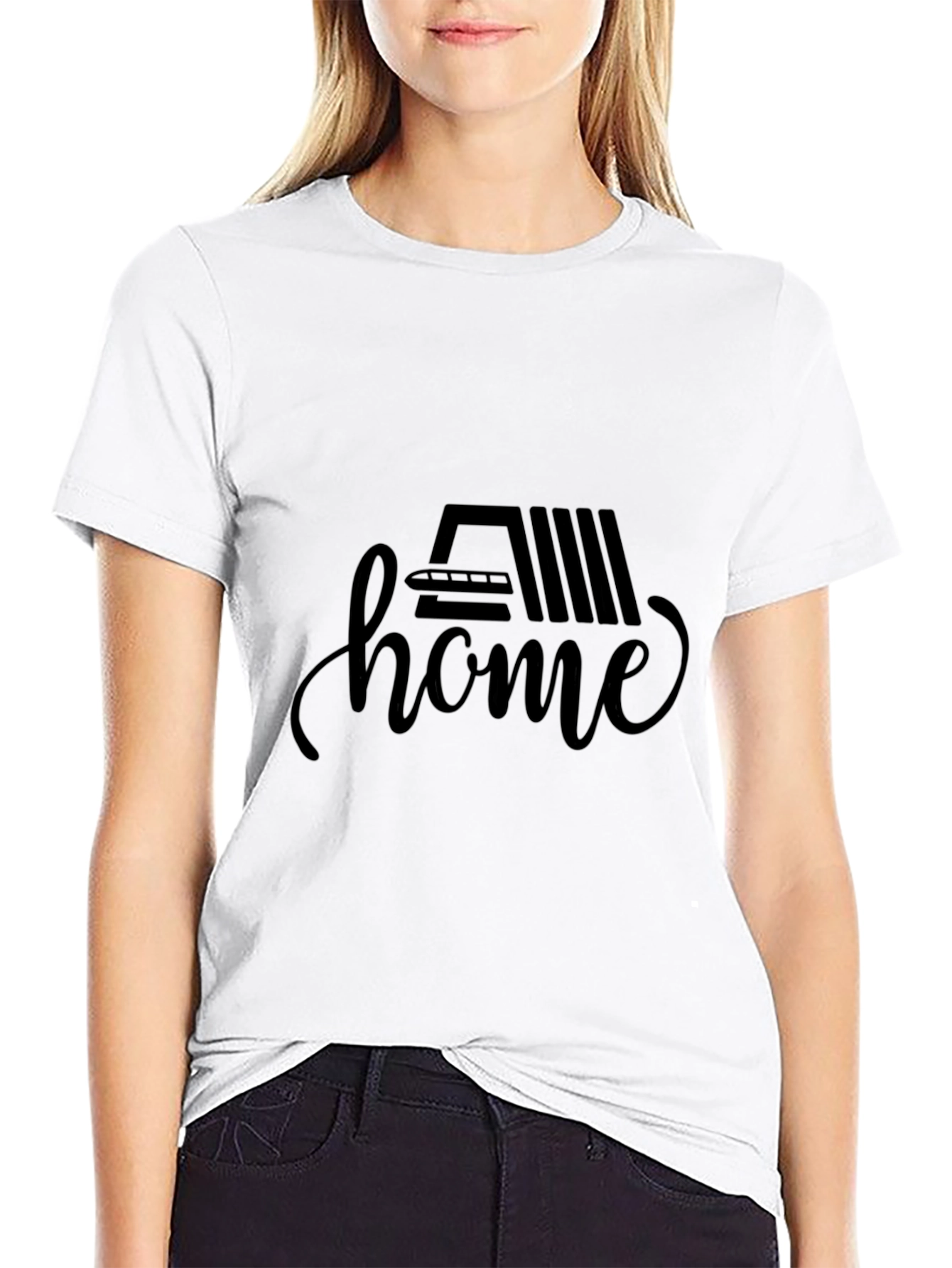 Home Train Black T-Shirt