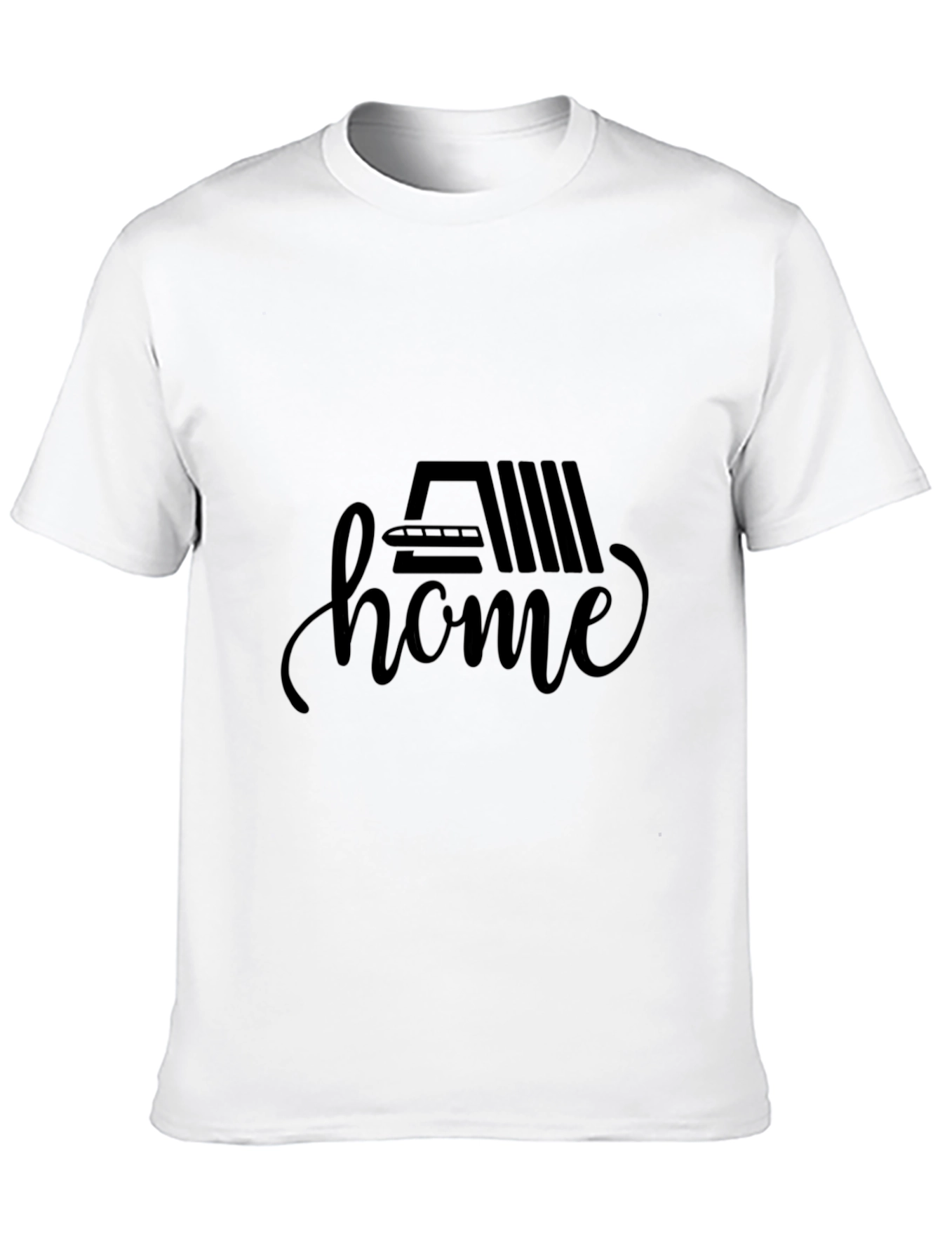 Home Train Black T-Shirt