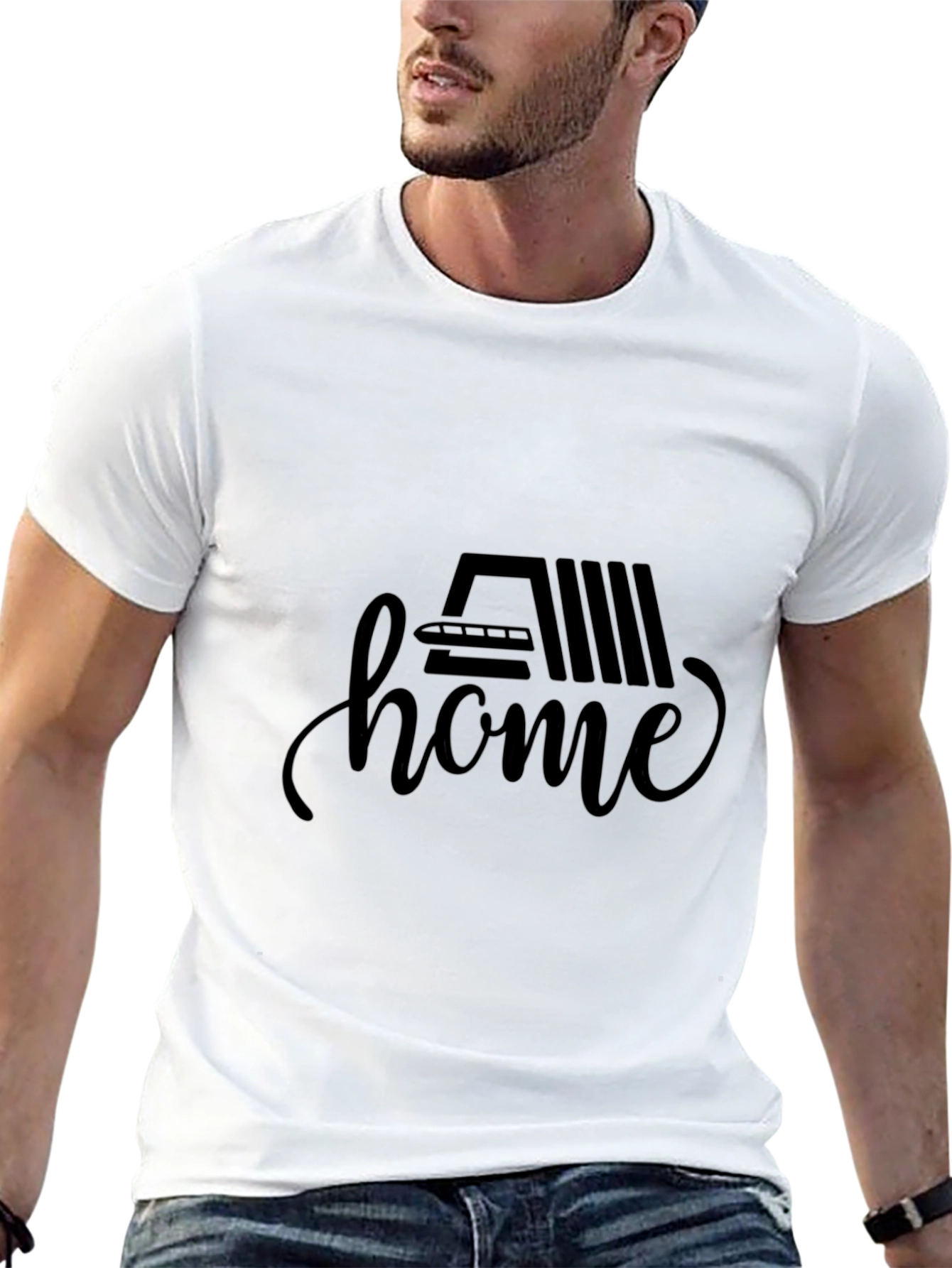 Home Train Black T-Shirt
