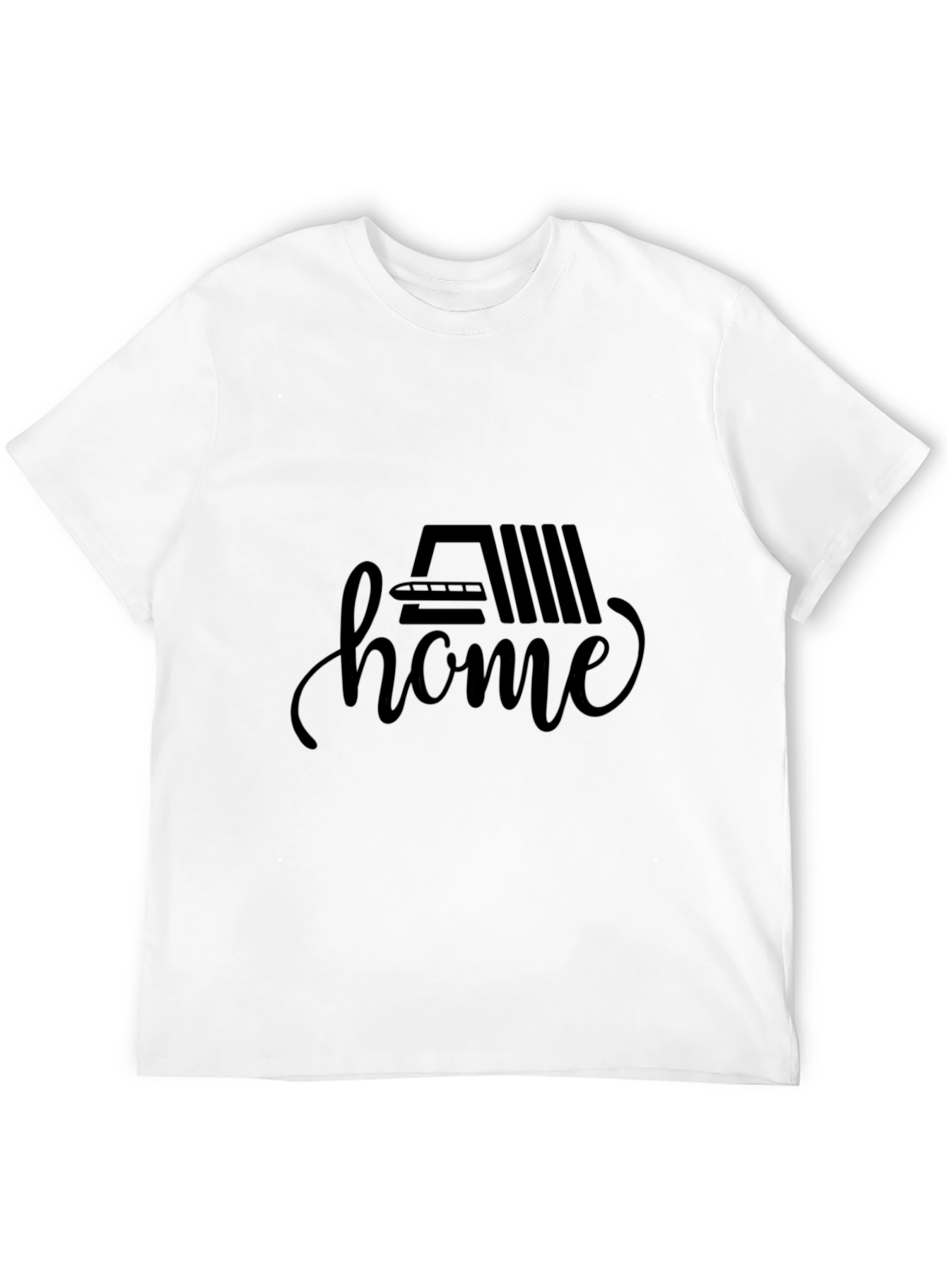 Home Train Black T-Shirt