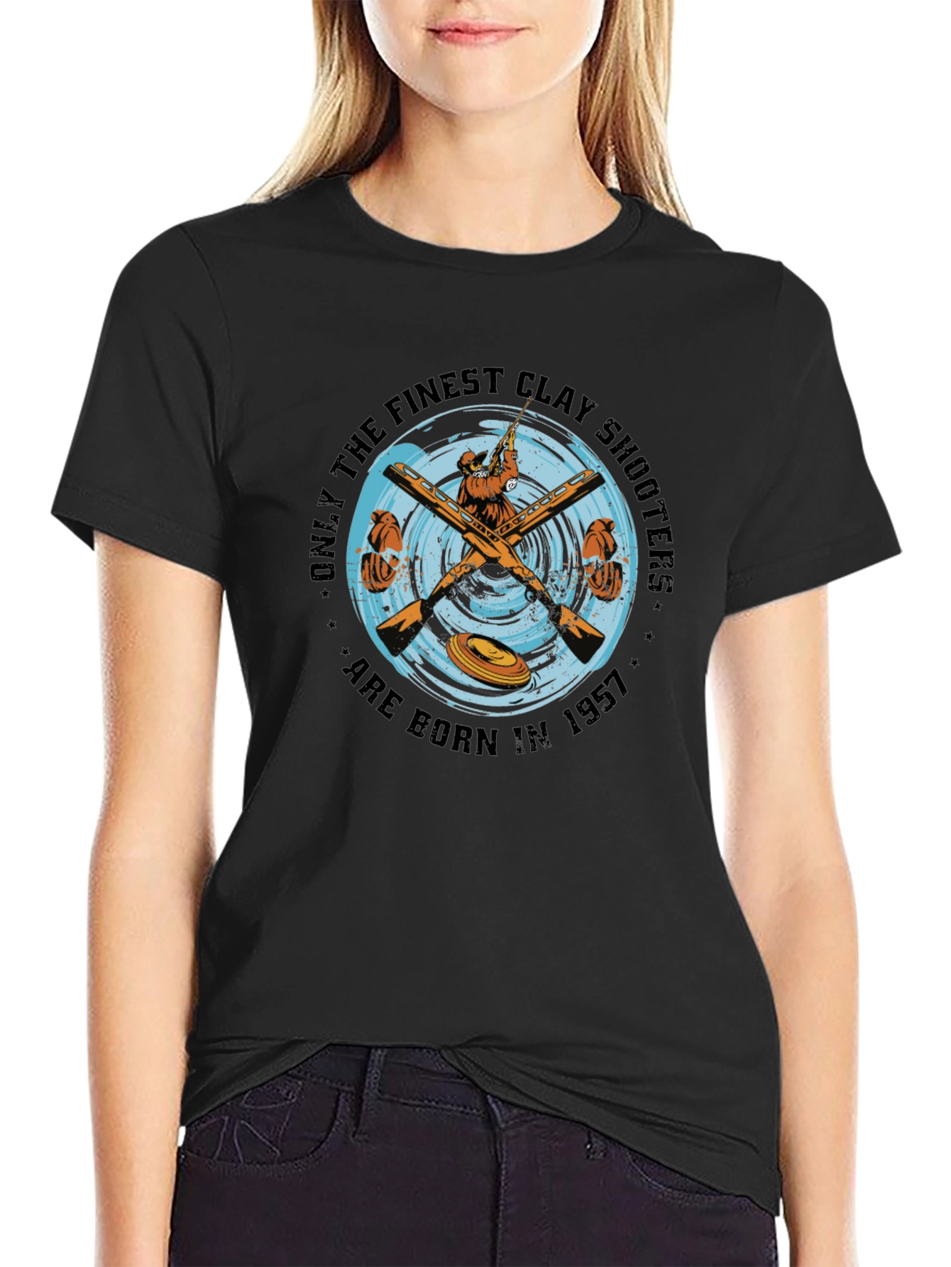 Finest Clay Shooters Born in 1957 T-Shirt