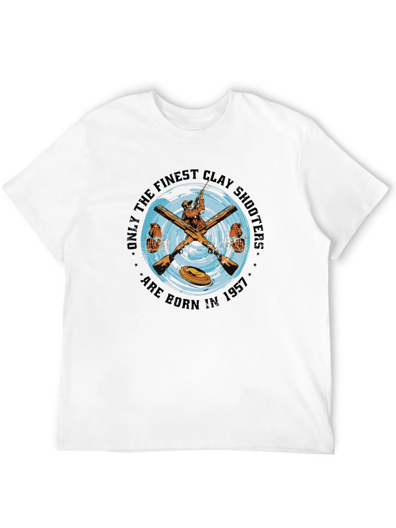 Finest Clay Shooters Born in 1957 T-Shirt