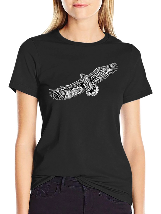 Black Eagle Graphic Tee - Bold Style
