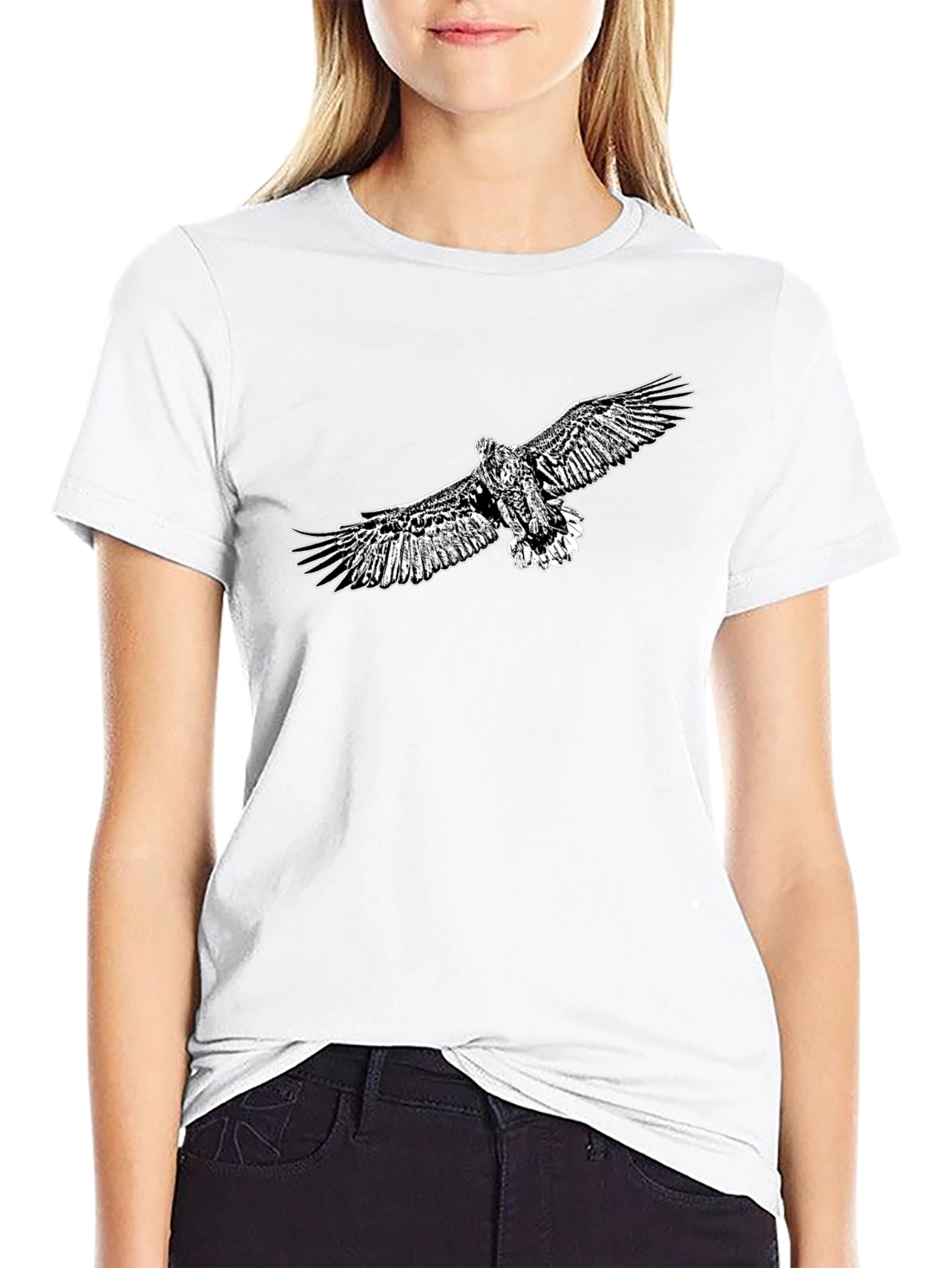 Black Eagle Graphic Tee - Bold Style