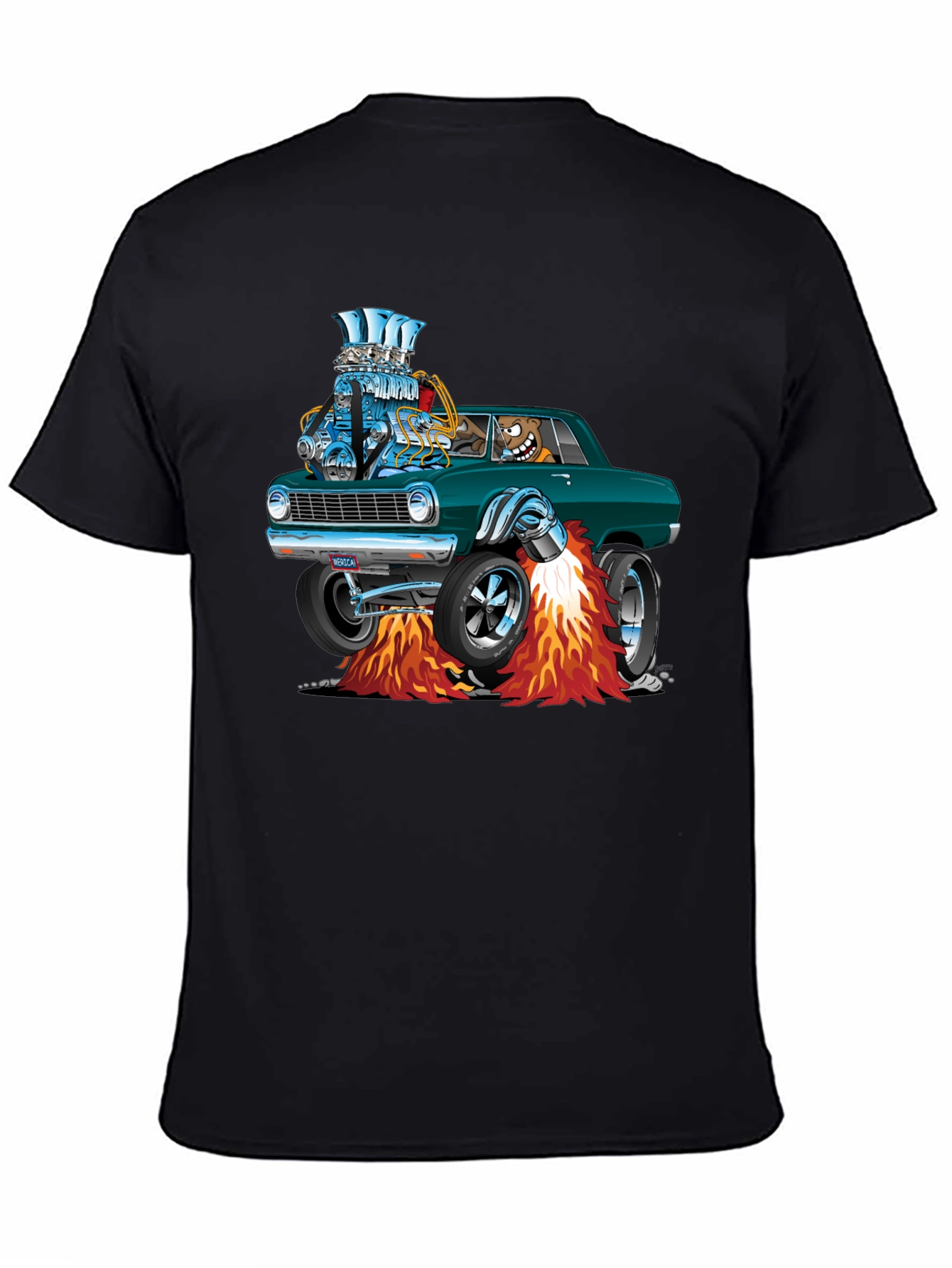 Cartoon Car T-Shirt - Cool Graphic Tee