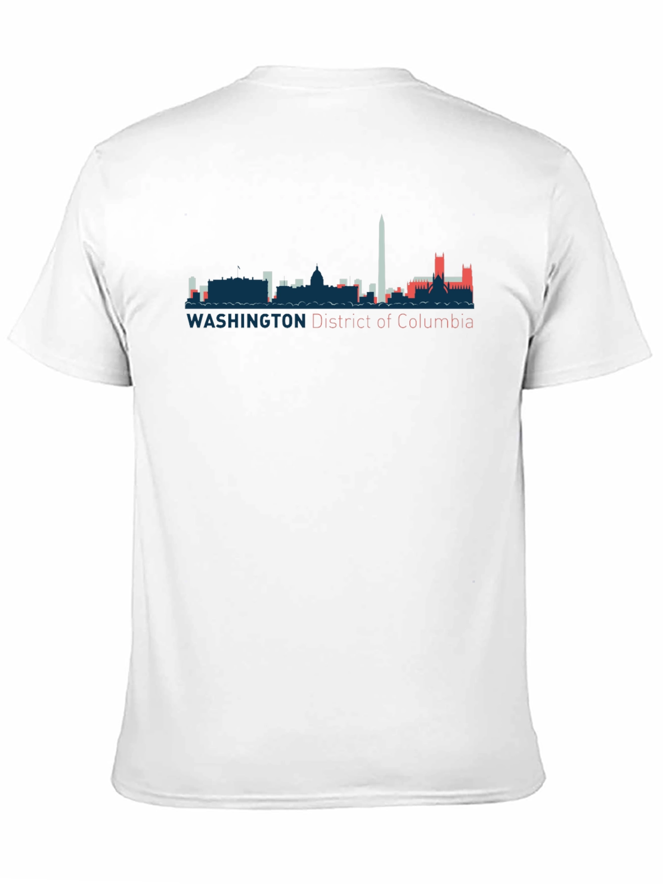 Washington D.C. Skyline Graphic Tee - Black