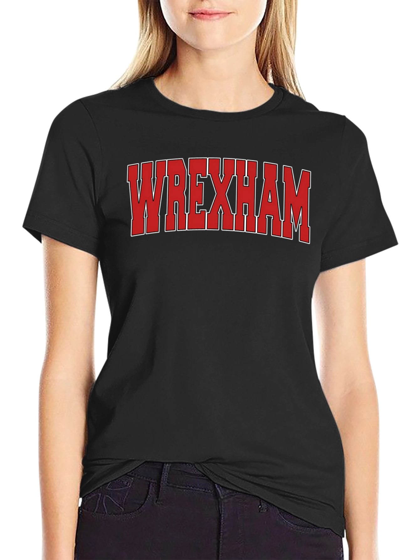 Wrexham Graphic T-Shirt - Bold Red Print