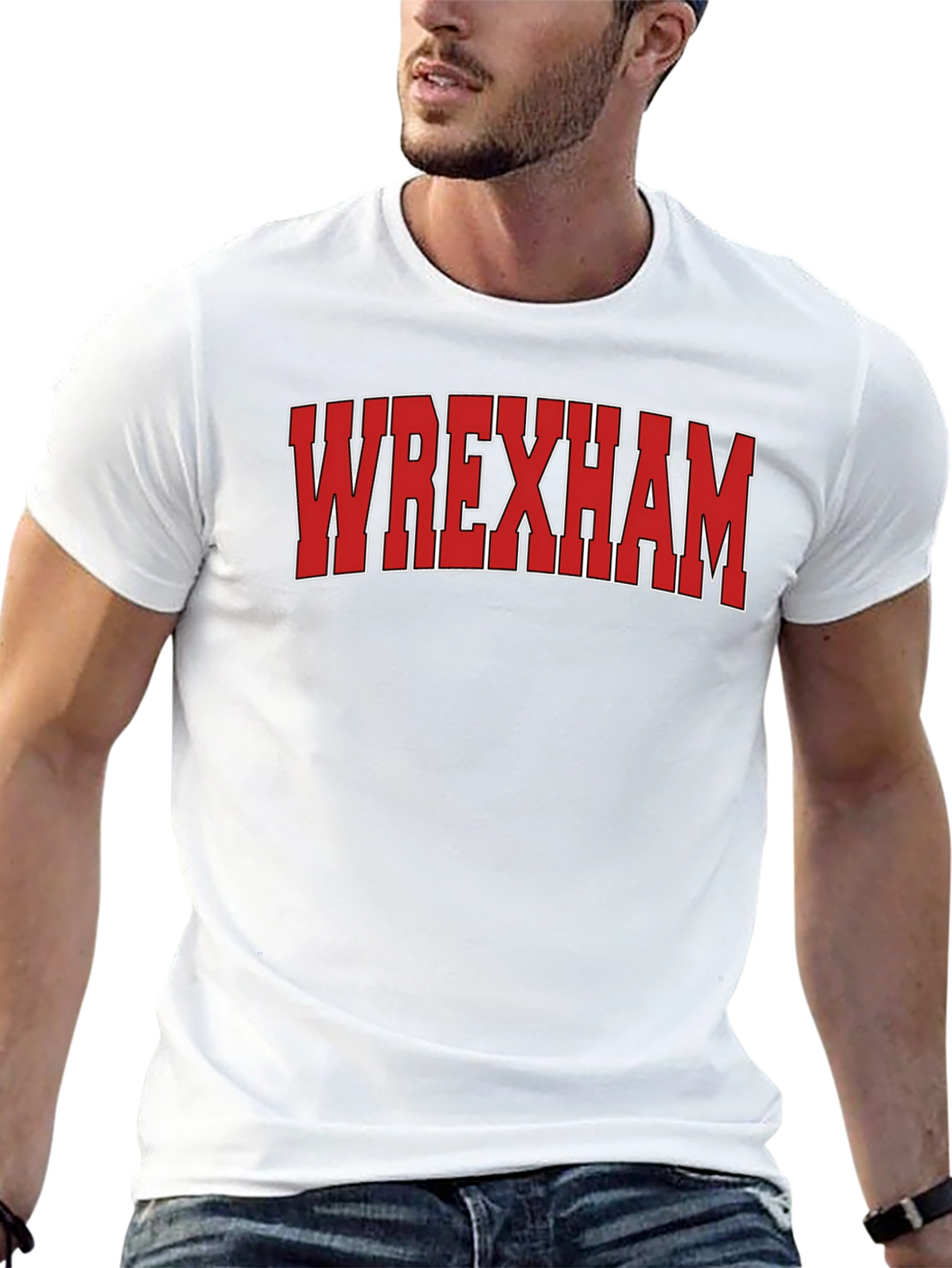 Wrexham Graphic T-Shirt - Bold Red Print