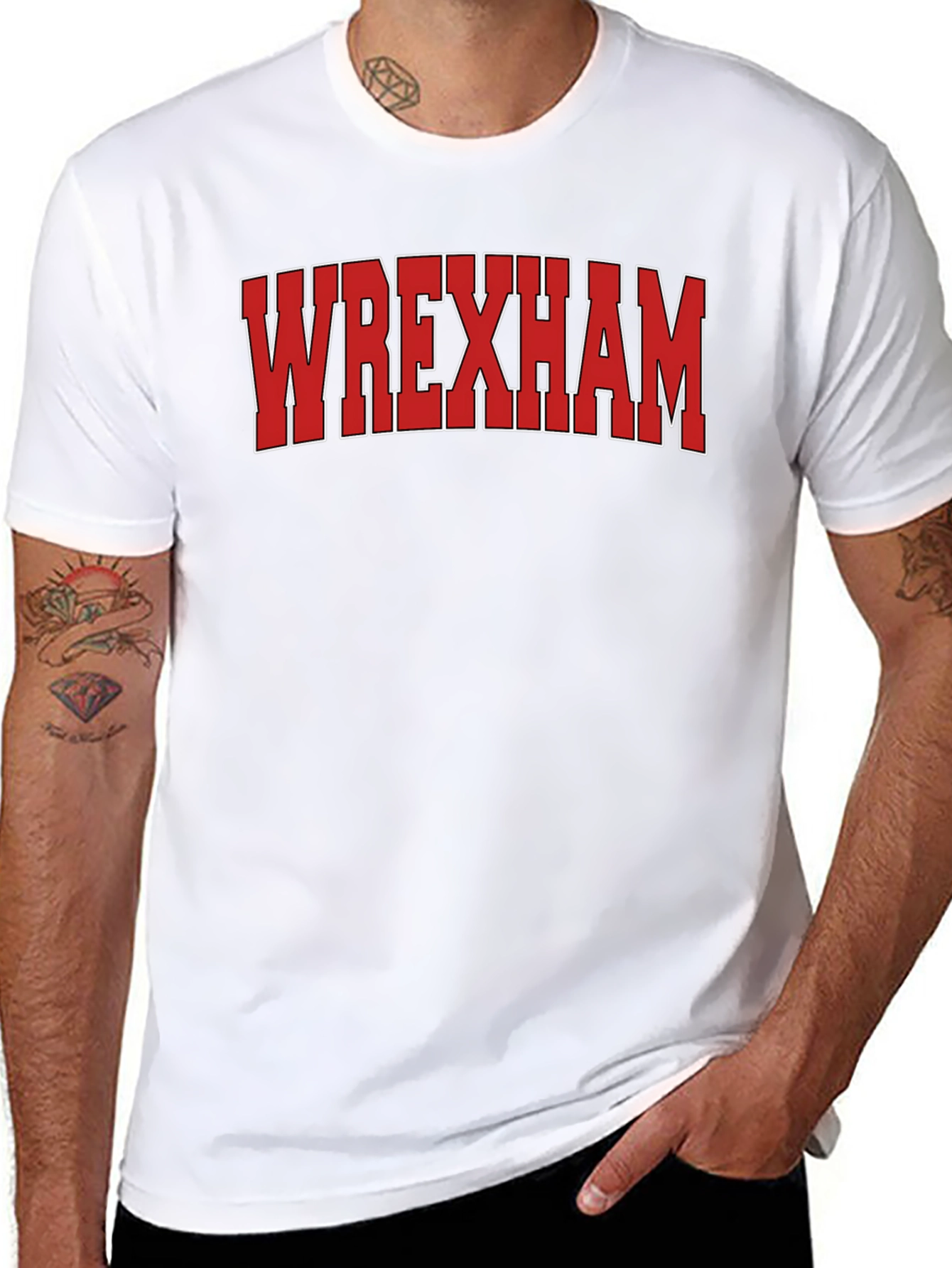 Wrexham Graphic T-Shirt - Bold Red Print