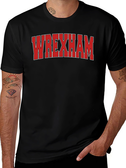 Wrexham Graphic T-Shirt - Bold Red Print