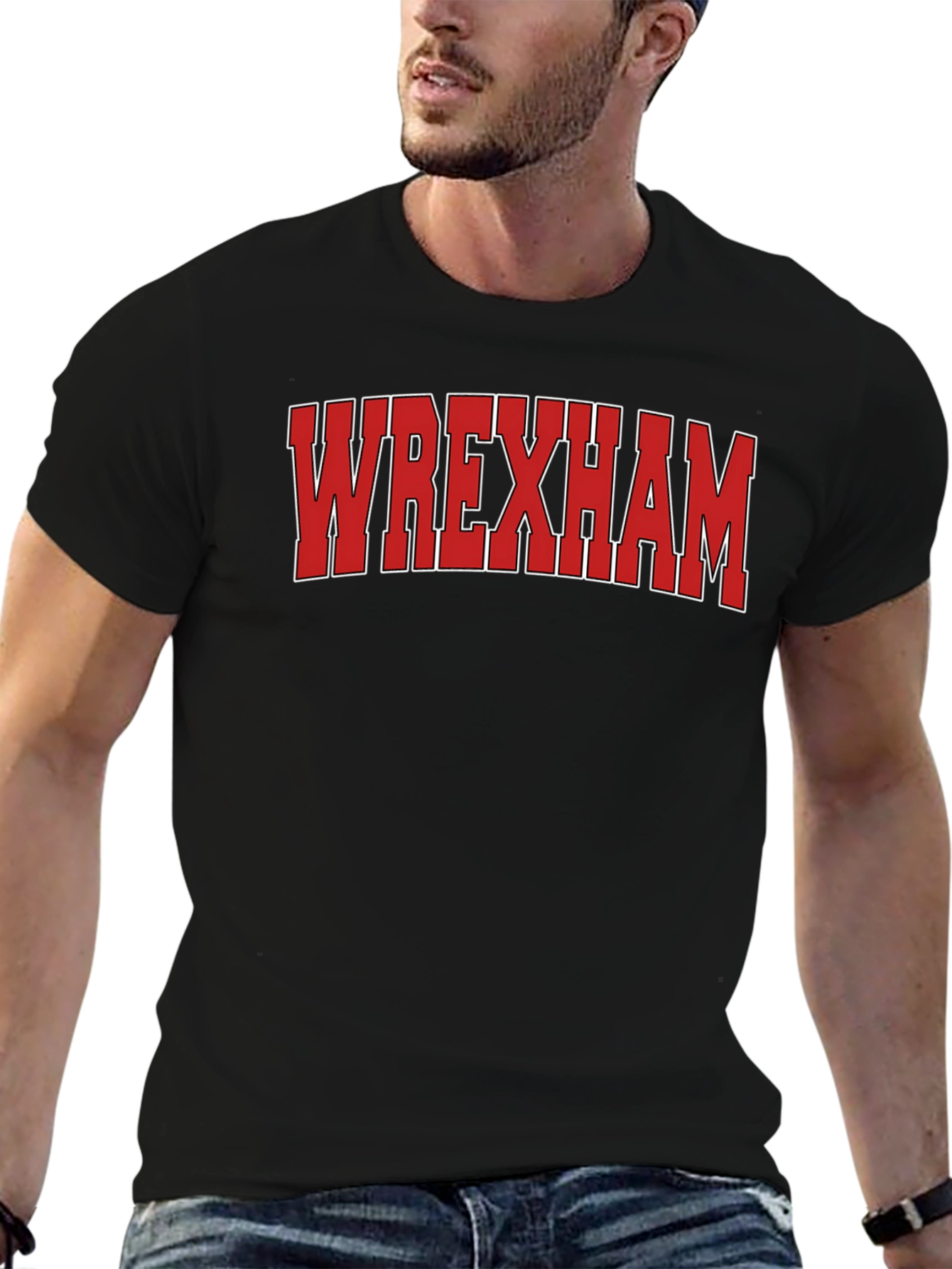 Wrexham Graphic T-Shirt - Bold Red Print