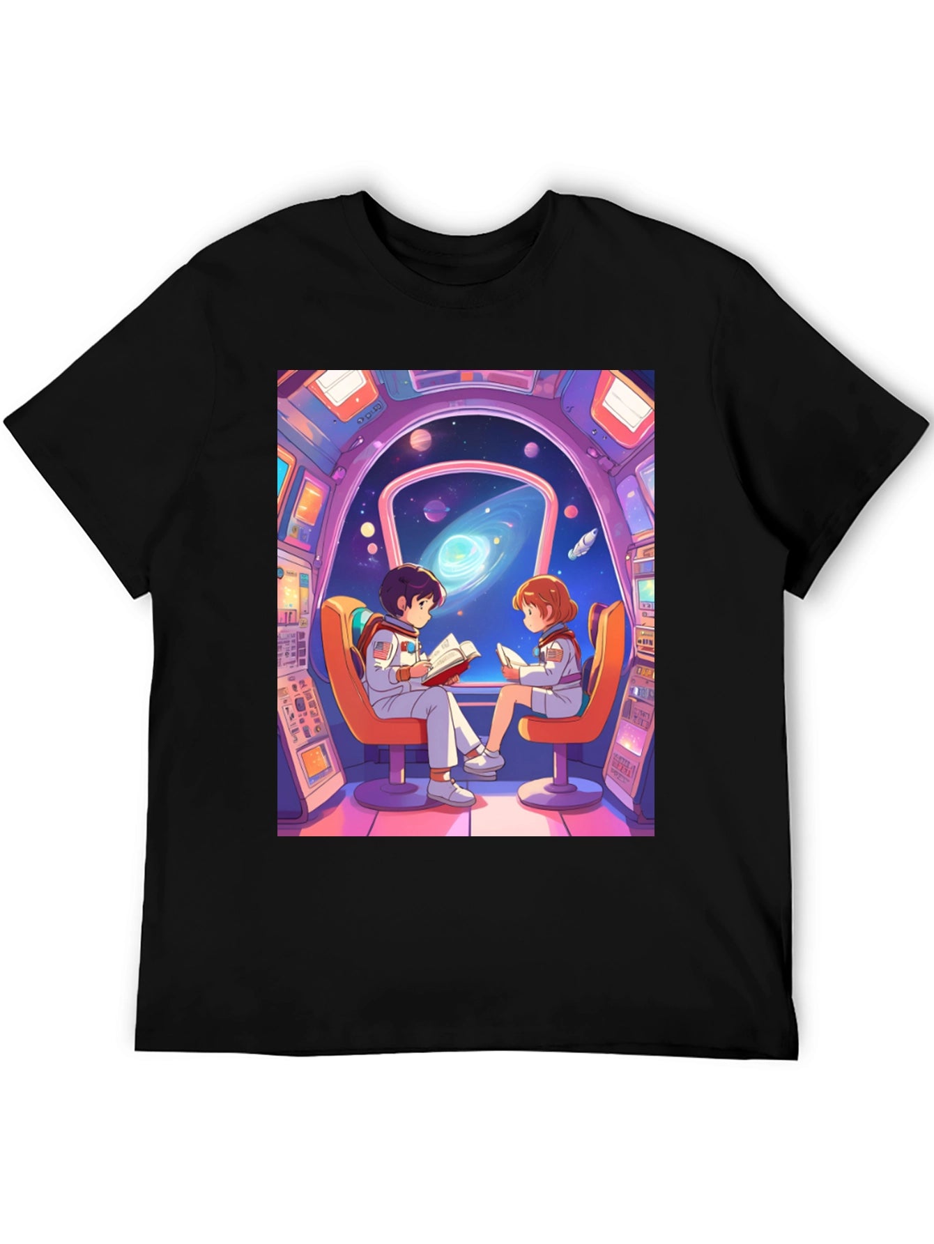 Anime Space Reader T-Shirt