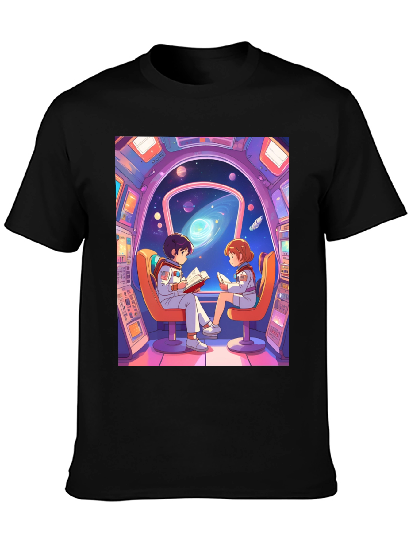 Anime Space Reader T-Shirt