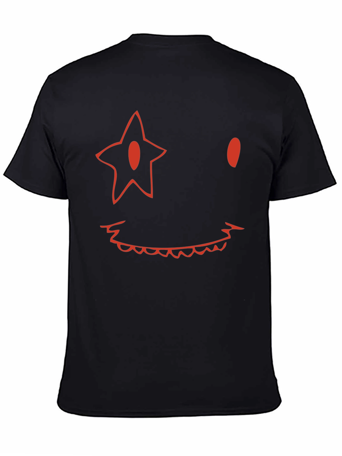 Star Eyed Smile Black Tee