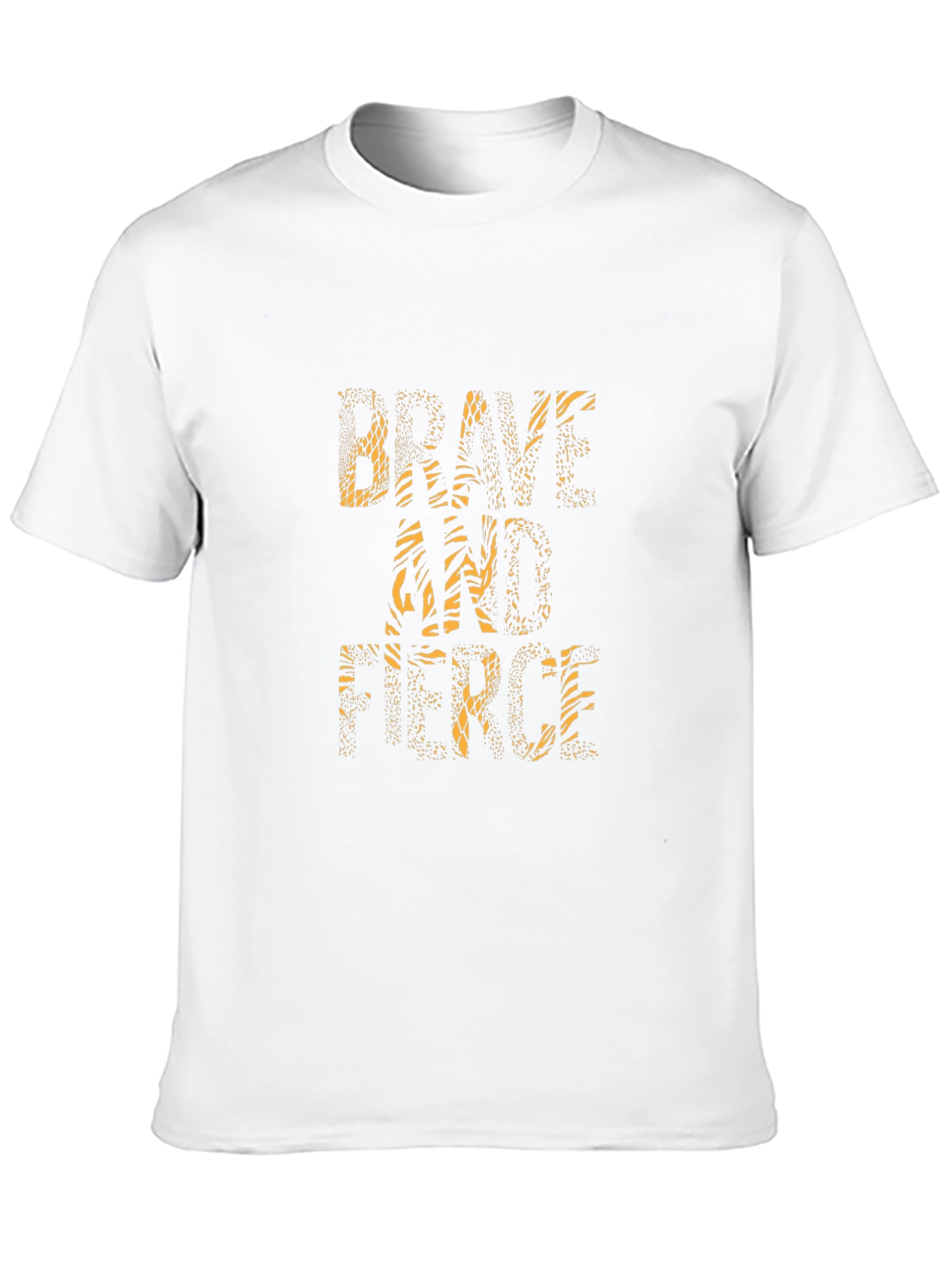 Brave and Fierce Graphic Tee - Mens Black T-Shirt