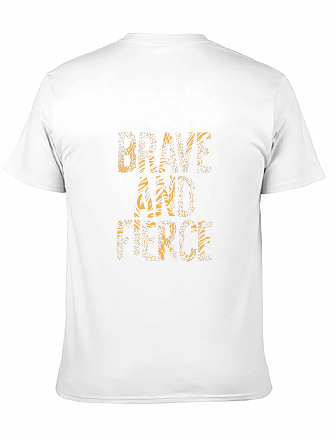 Brave and Fierce Graphic Tee - Mens Black T-Shirt