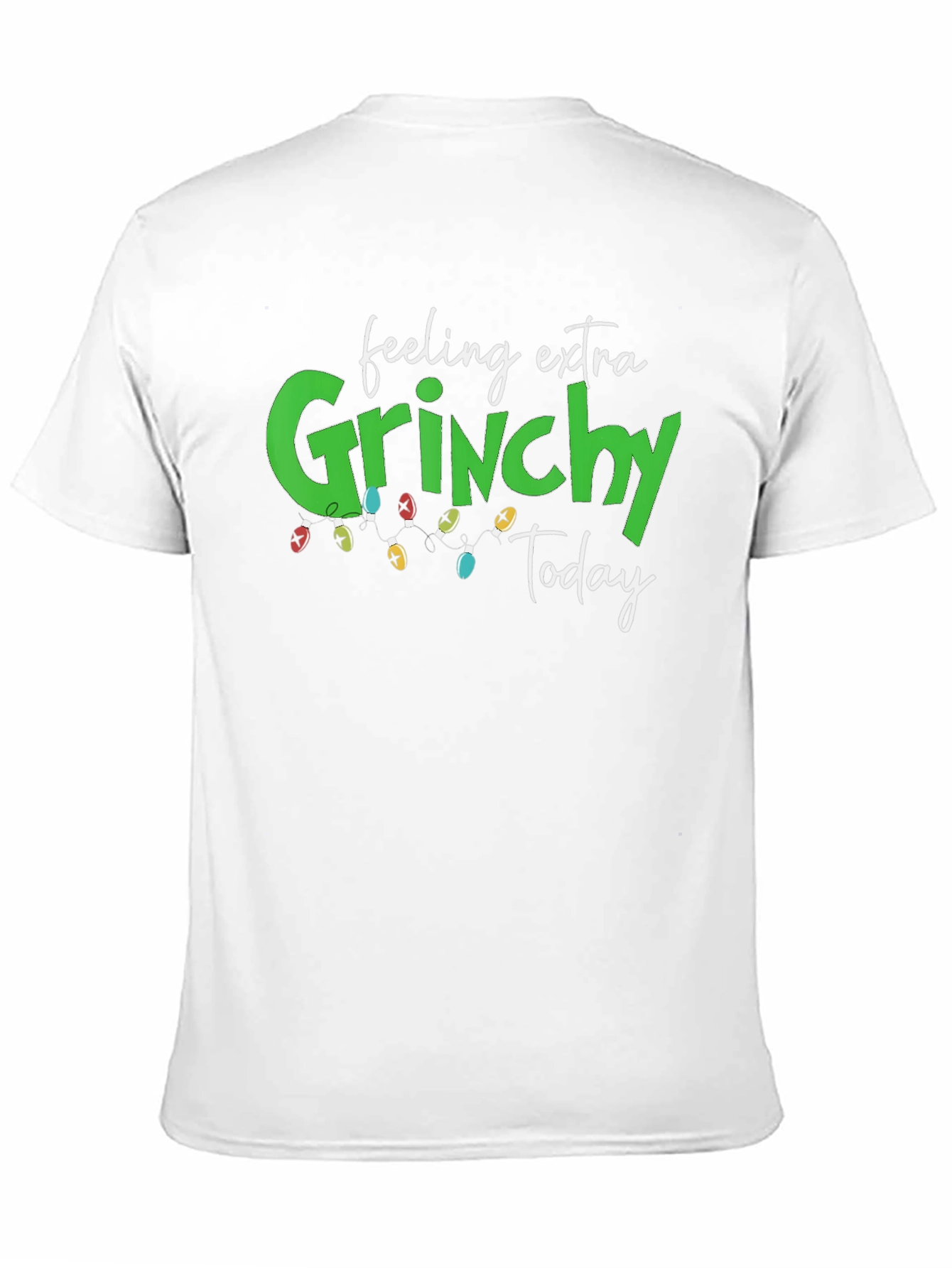 Feeling Extra Grinchy Today Black Graphic Tee
