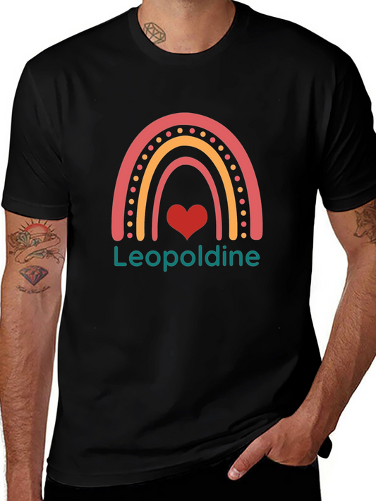Leopoldine Rainbow Heart Graphic Tee