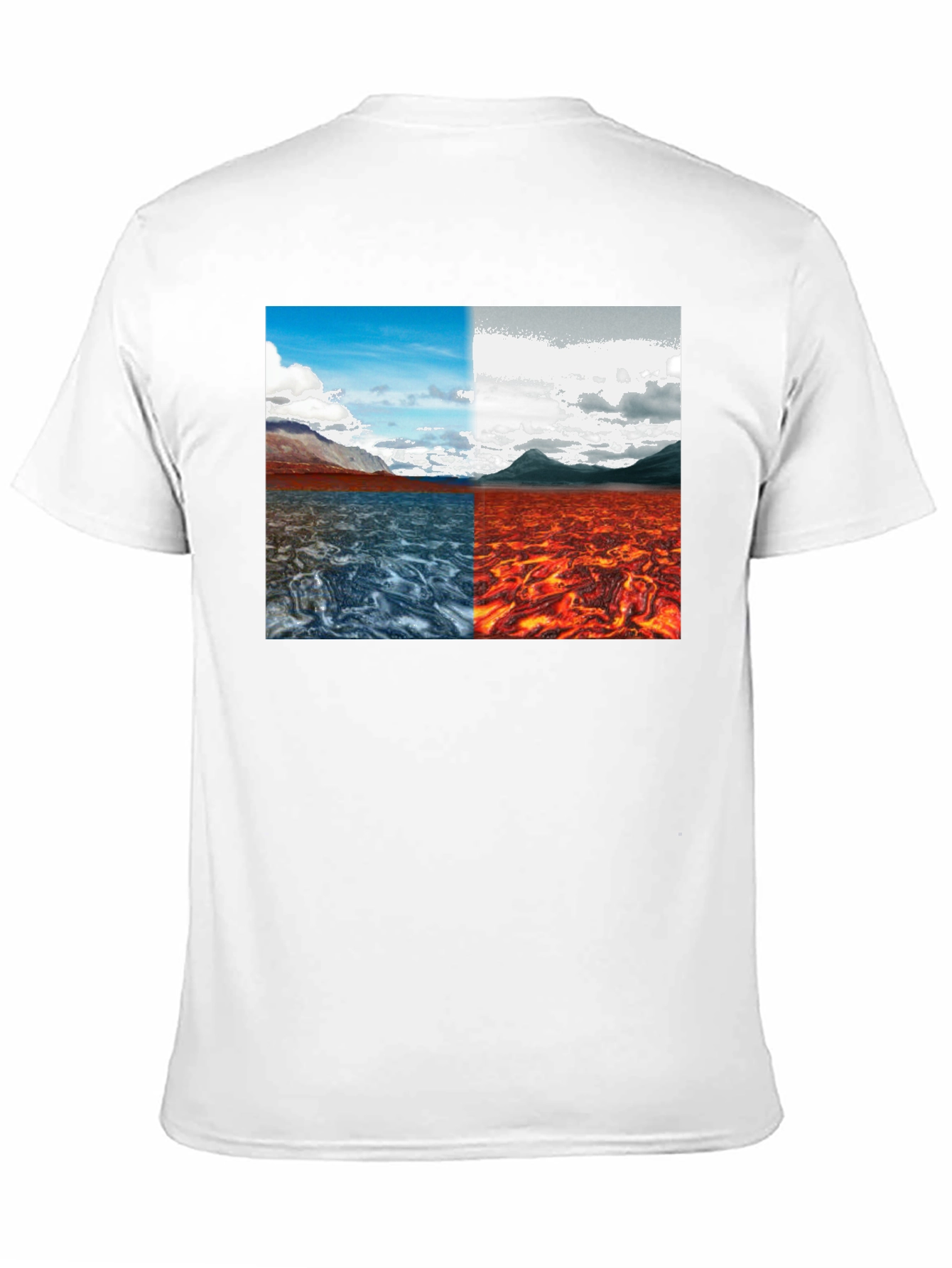 Elemental Lands Graphic T-Shirt - Mens Black Tee