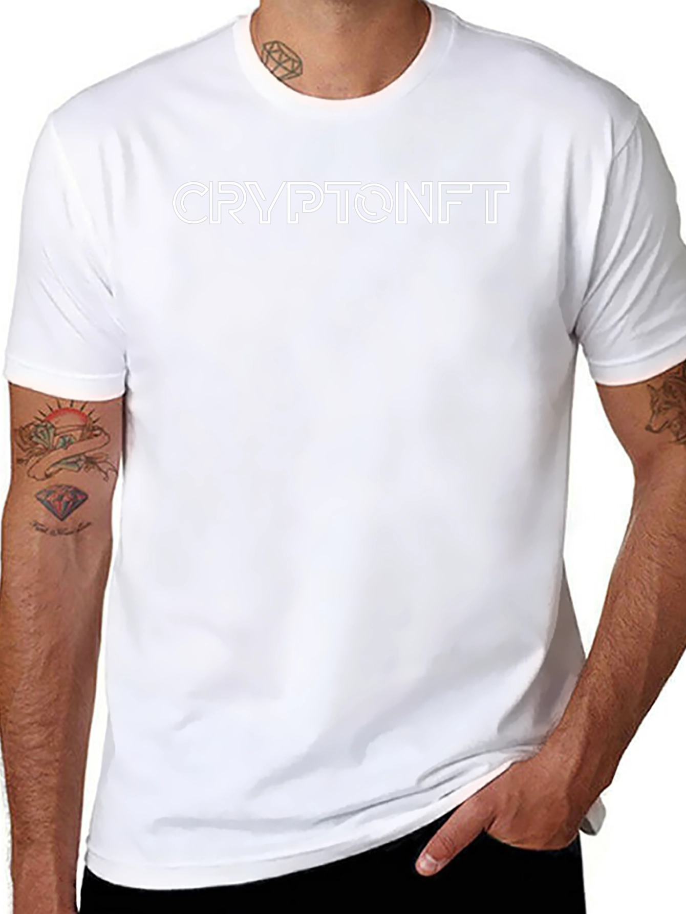 Crypto NFT T-Shirt - Black Short Sleeve Tee