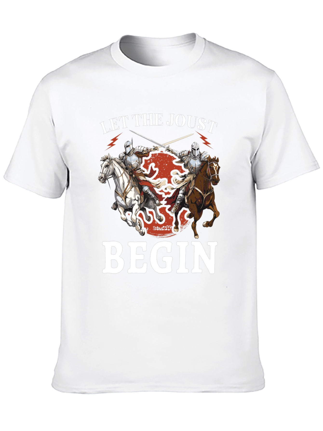 Let The Joust Begin Medieval Knight T-Shirt