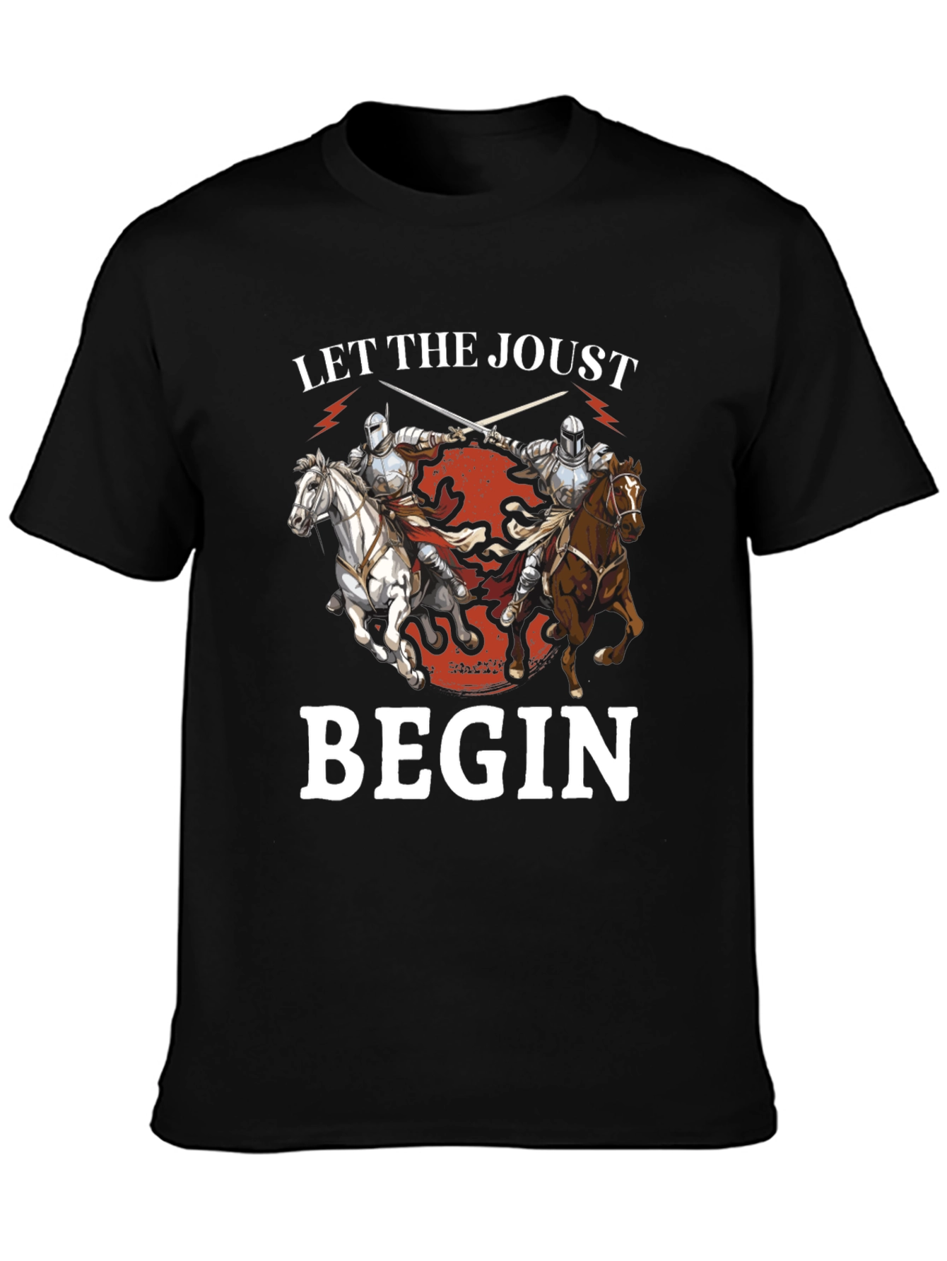 Let The Joust Begin Medieval Knight T-Shirt