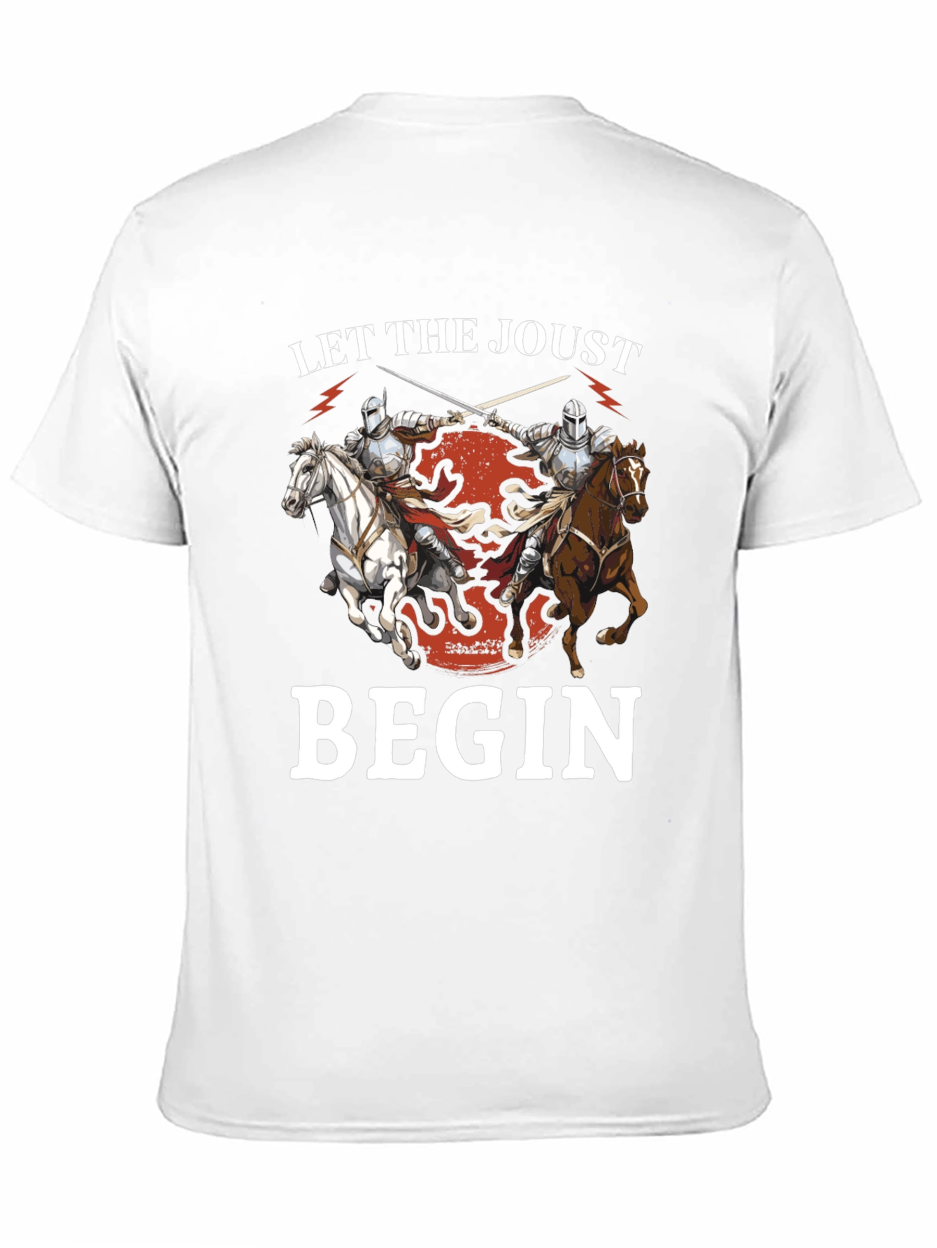 Let The Joust Begin Medieval Knight T-Shirt