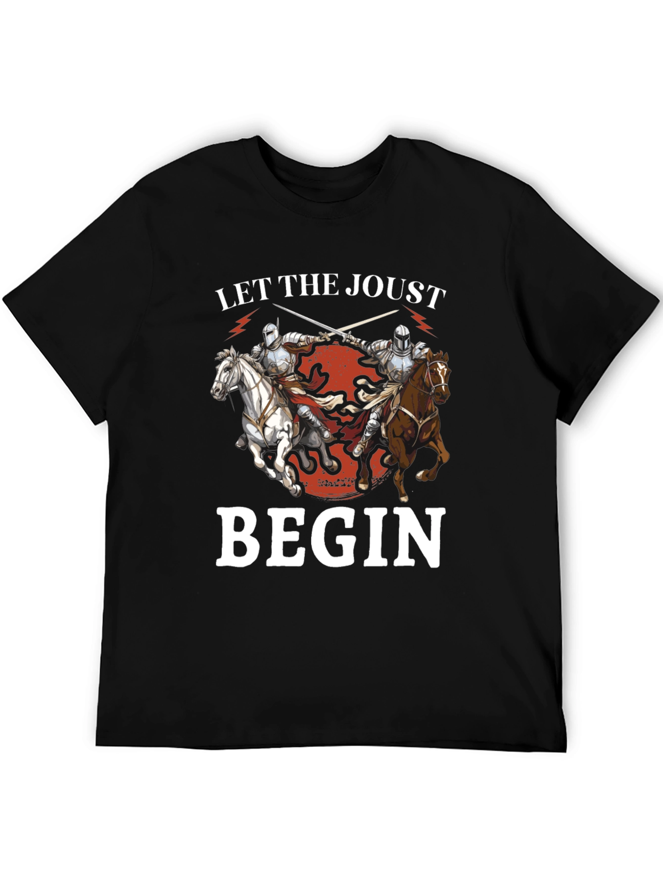 Let The Joust Begin Medieval Knight T-Shirt