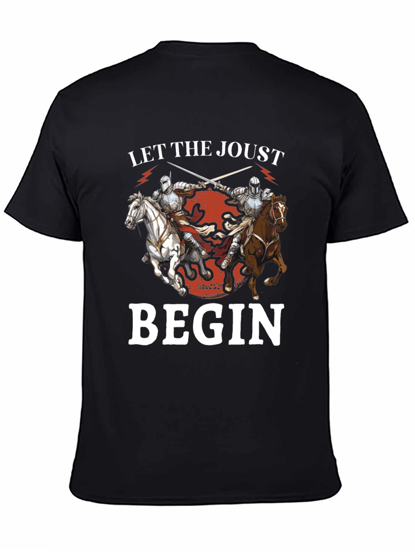 Let The Joust Begin Medieval Knight T-Shirt