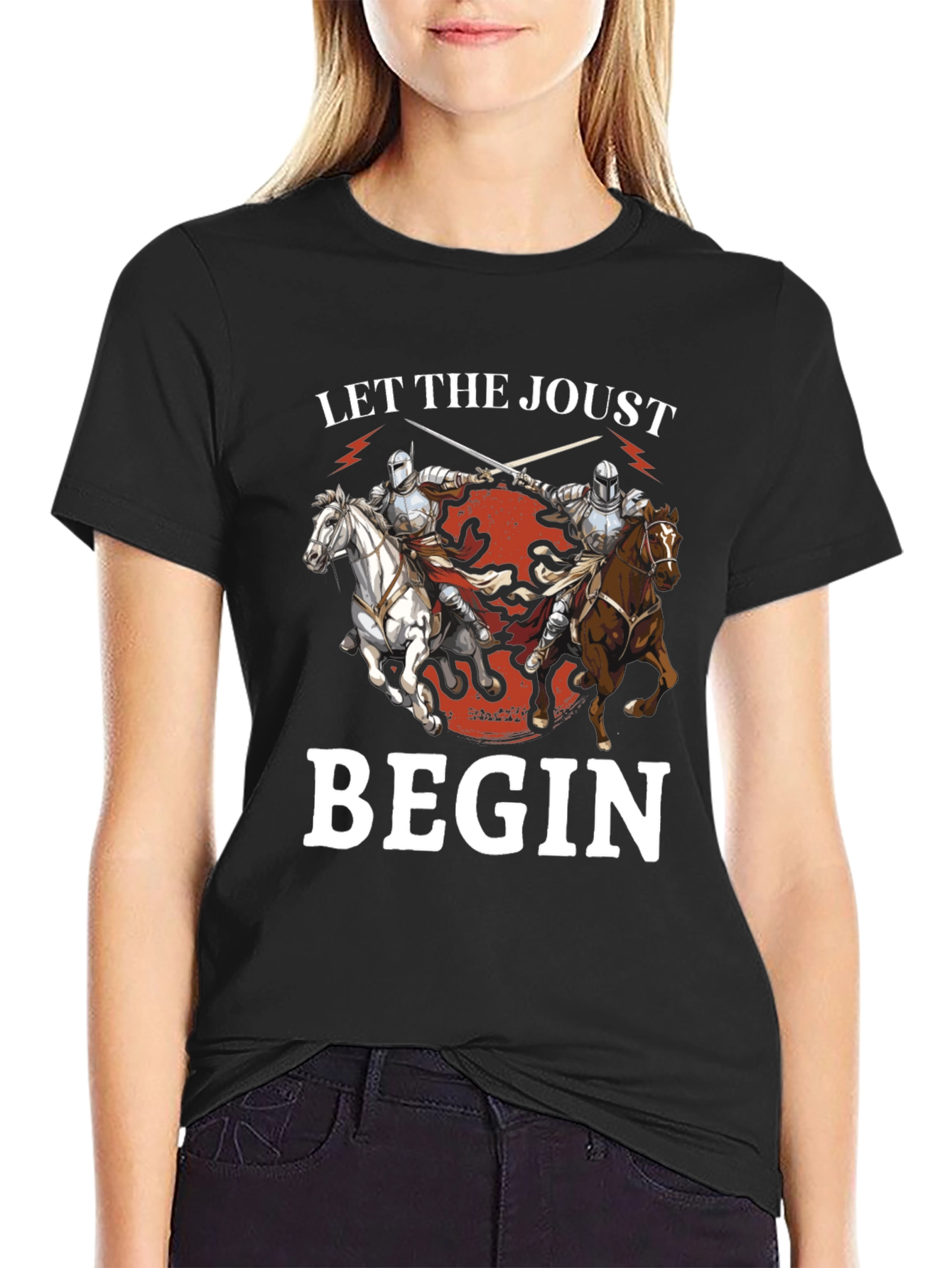 Let The Joust Begin Medieval Knight T-Shirt